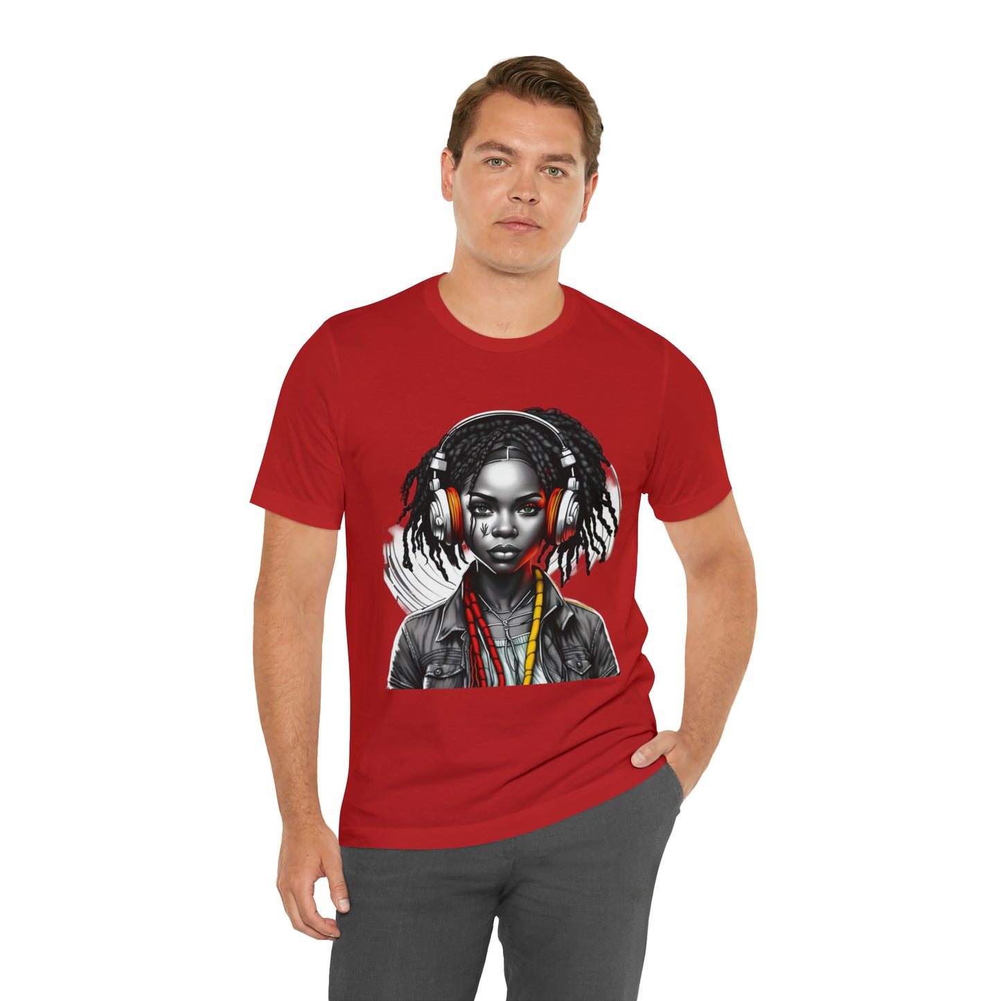 Unisex Jersey Short Sleeve Tee - Rasta Girl