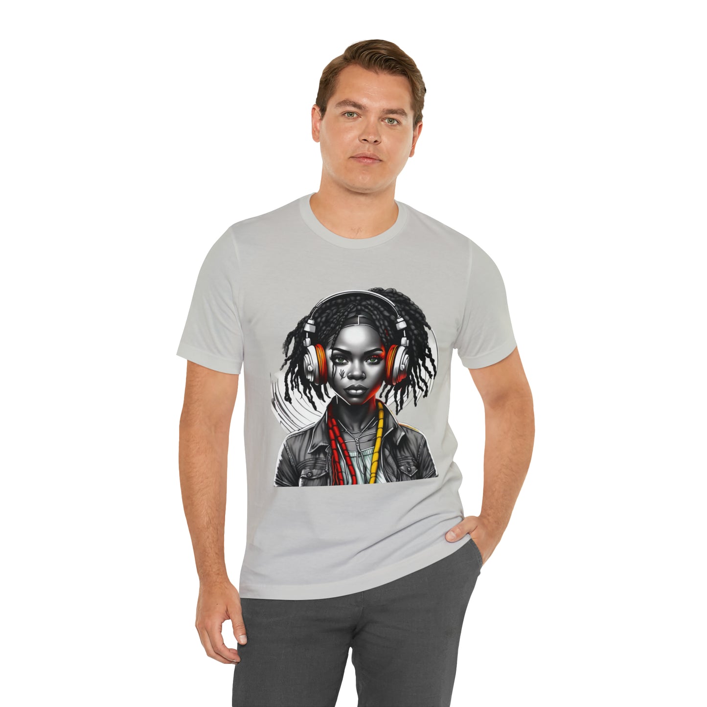 Unisex Jersey Short Sleeve Tee - Rasta Girl