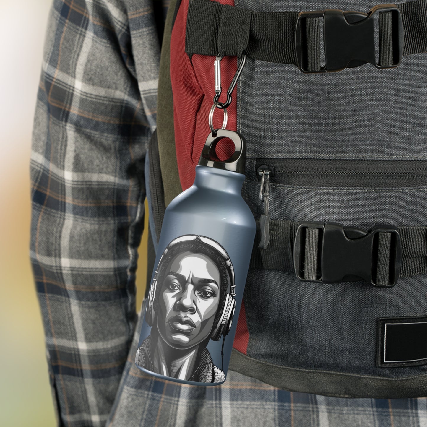 Oregon Sport Bottle - Female With Headphones Motif