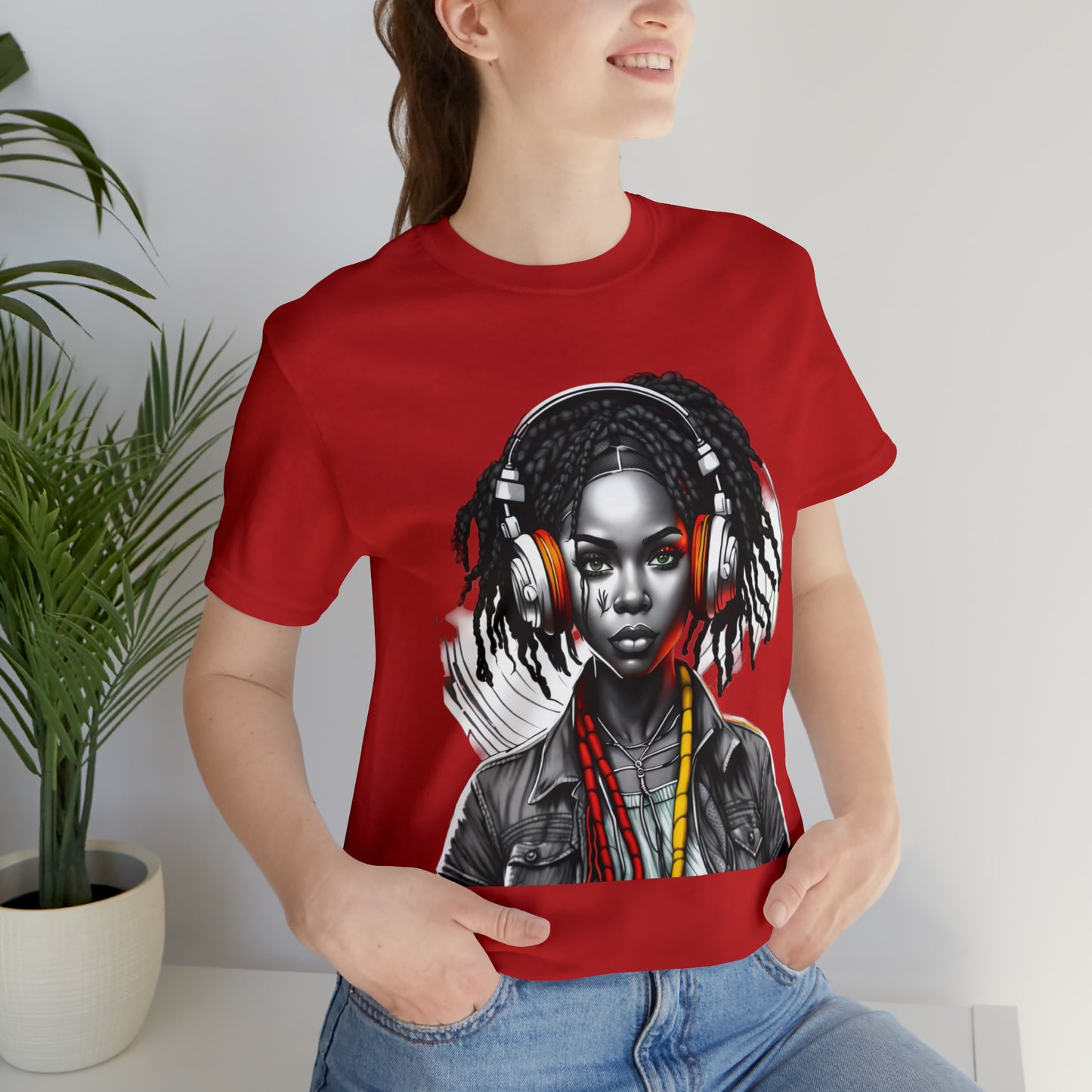 Unisex Jersey Short Sleeve Tee - Rasta Girl