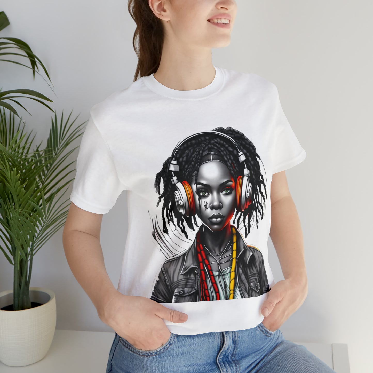 Unisex Jersey Short Sleeve Tee - Rasta Girl