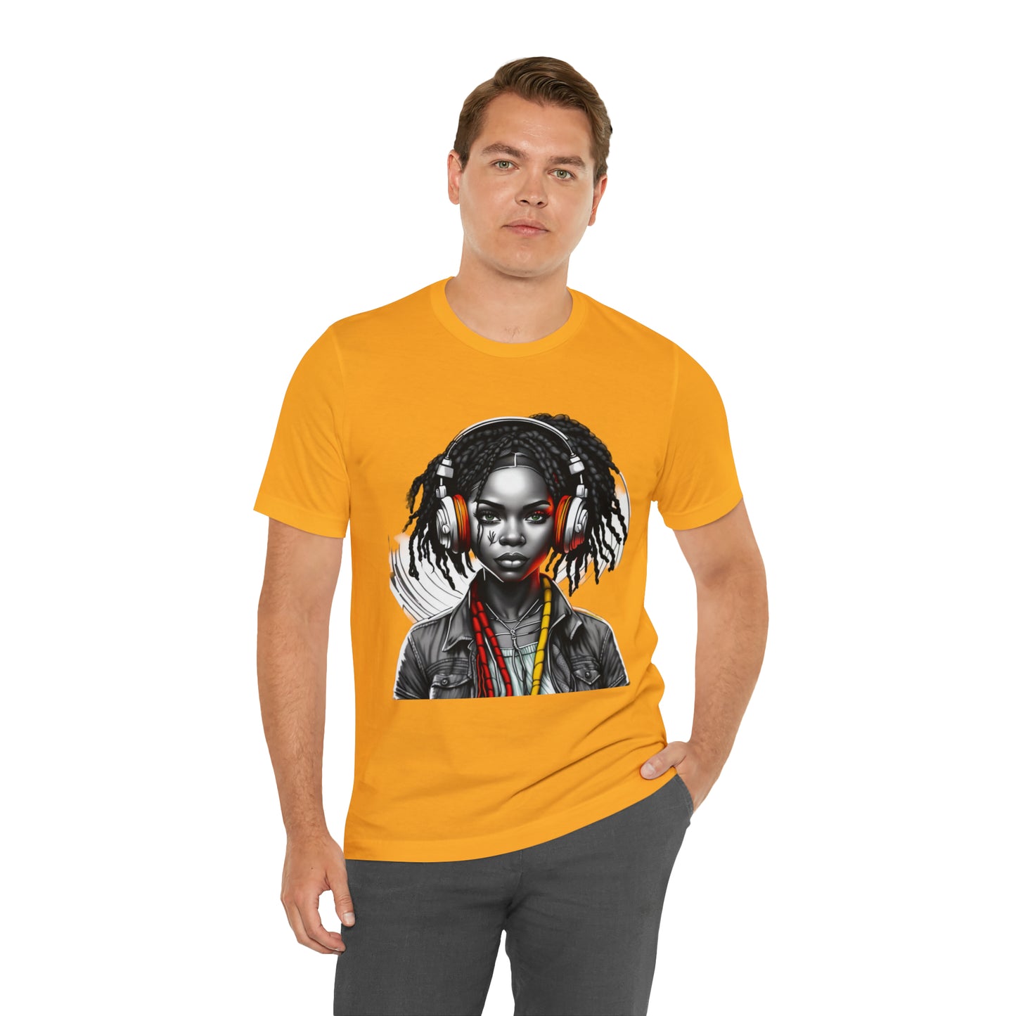 Unisex Jersey Short Sleeve Tee - Rasta Girl