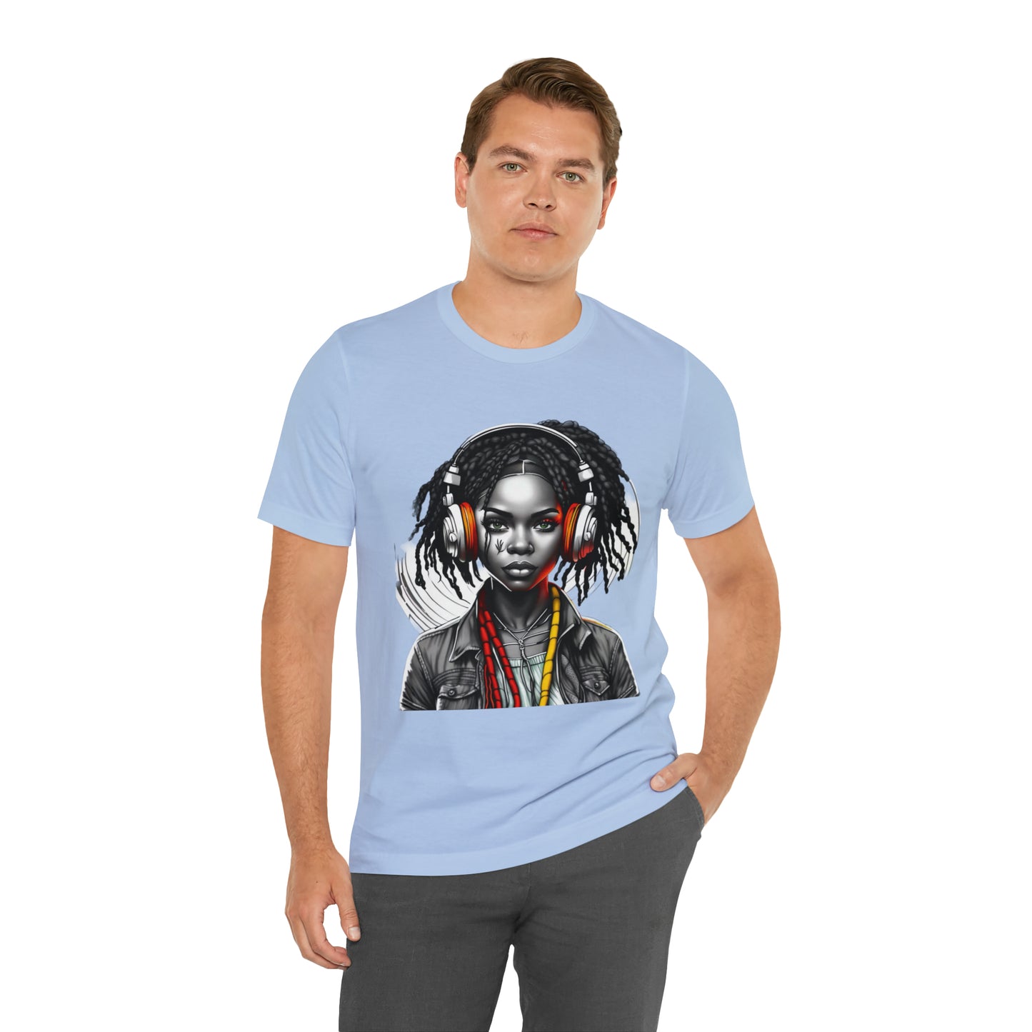 Unisex Jersey Short Sleeve Tee - Rasta Girl