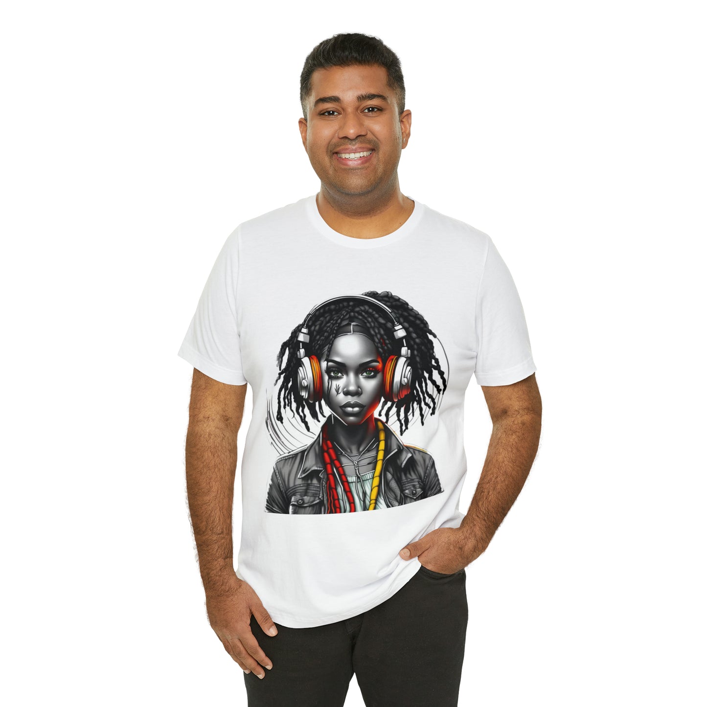 Unisex Jersey Short Sleeve Tee - Rasta Girl