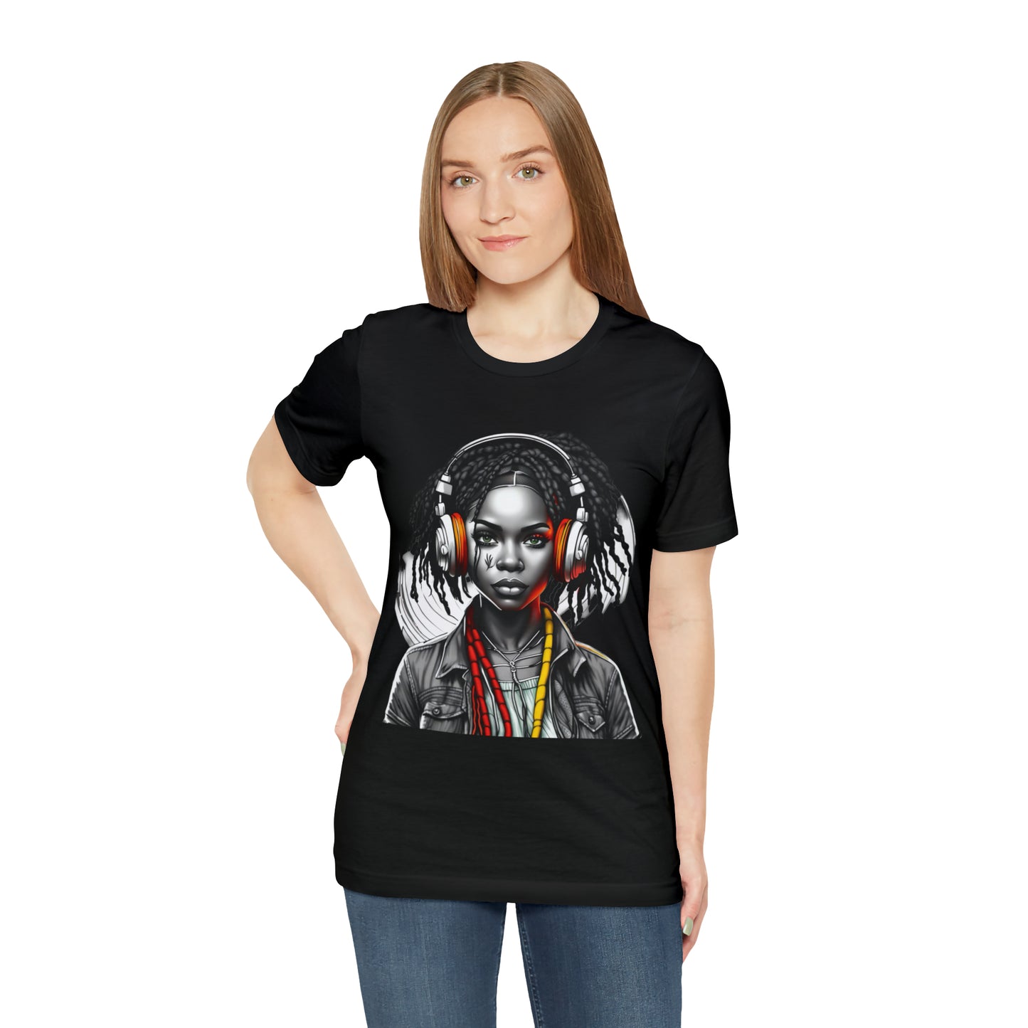 Unisex Jersey Short Sleeve Tee - Rasta Girl