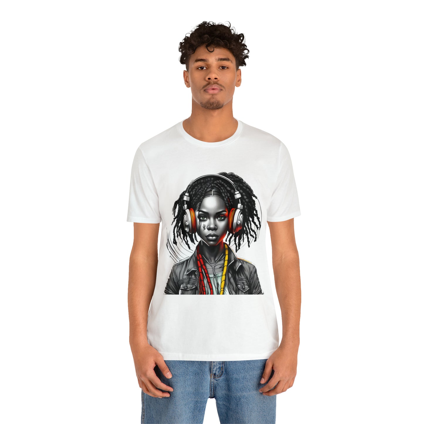 Unisex Jersey Short Sleeve Tee - Rasta Girl