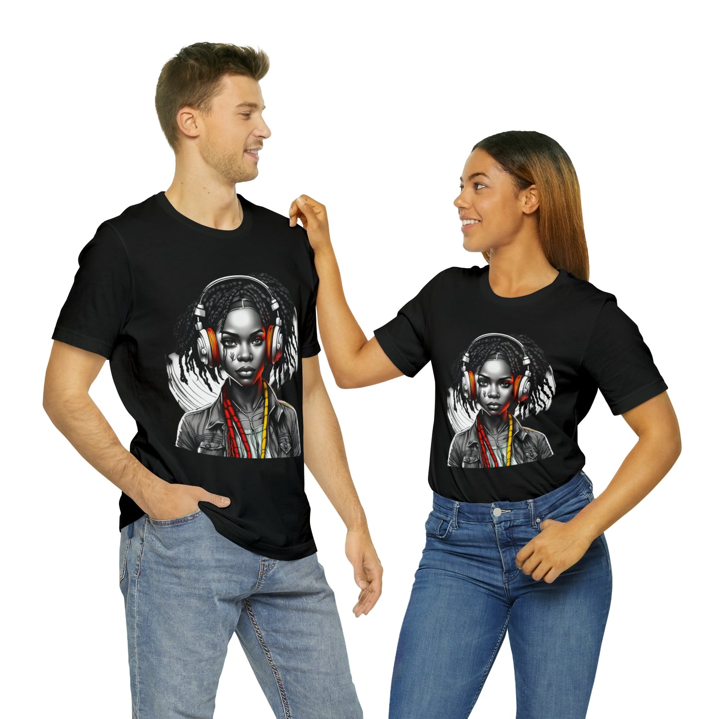 Unisex Jersey Short Sleeve Tee - Rasta Girl