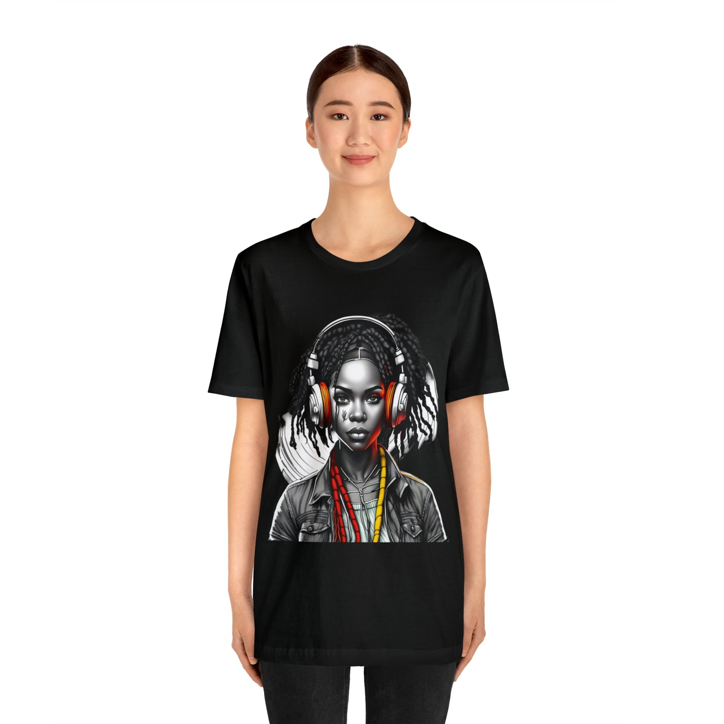 Unisex Jersey Short Sleeve Tee - Rasta Girl