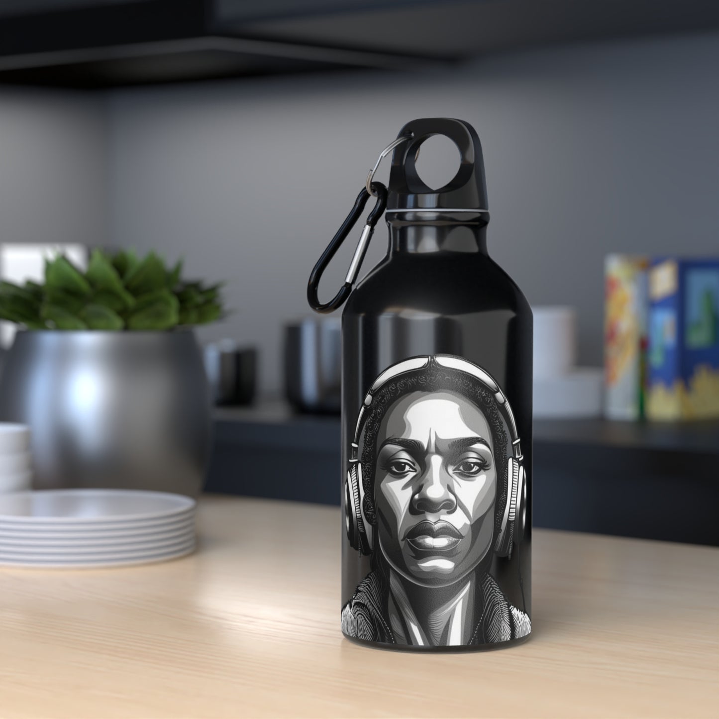 Oregon Sport Bottle - Female With Headphones Motif