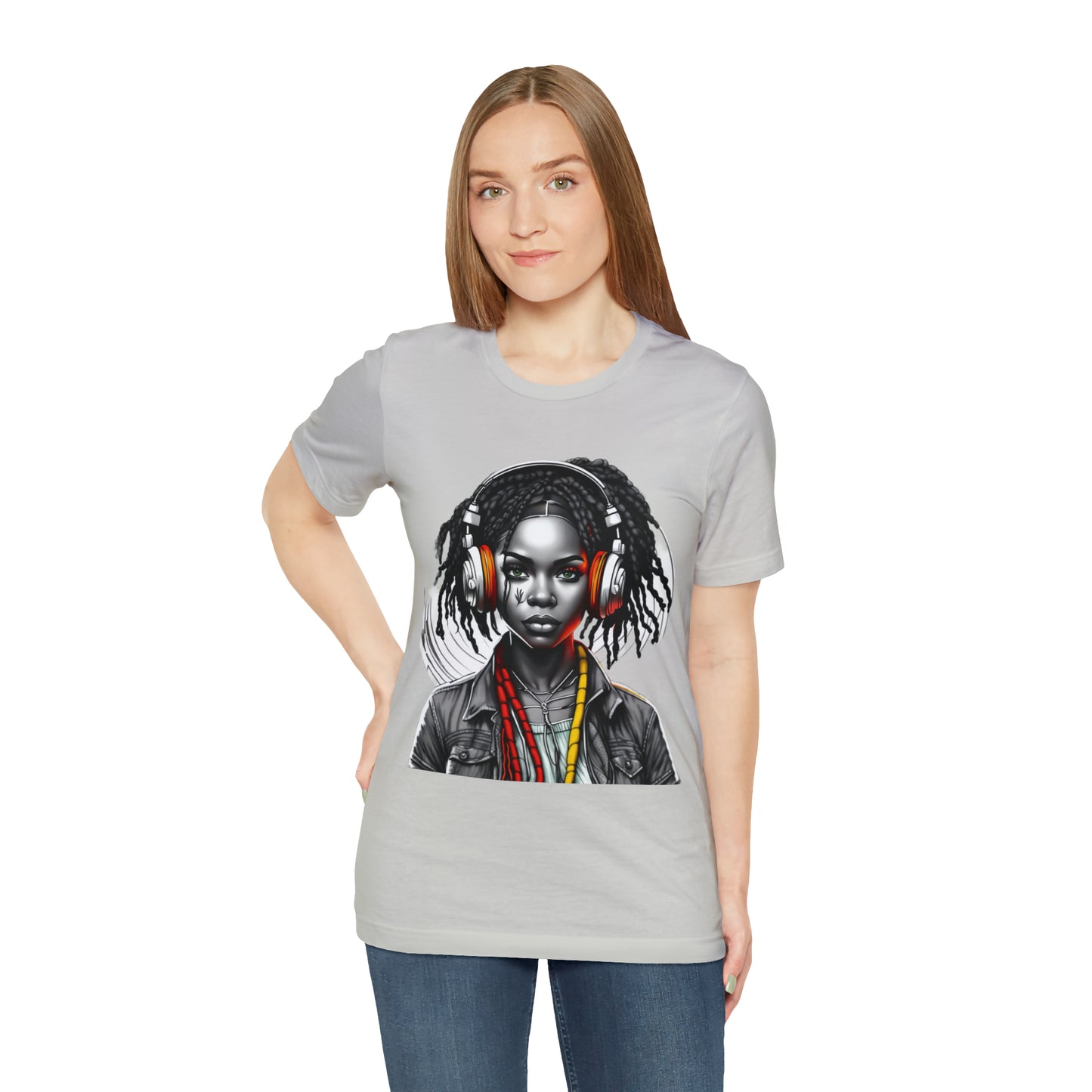 Unisex Jersey Short Sleeve Tee - Rasta Girl