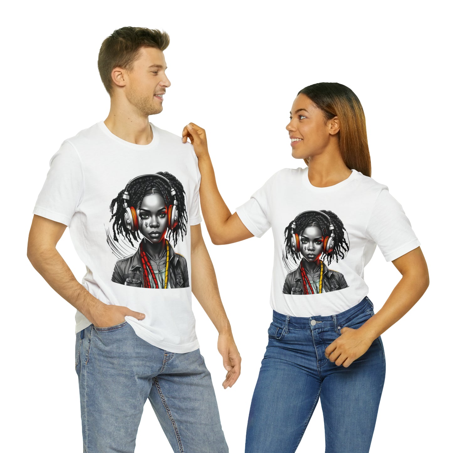 Unisex Jersey Short Sleeve Tee - Rasta Girl