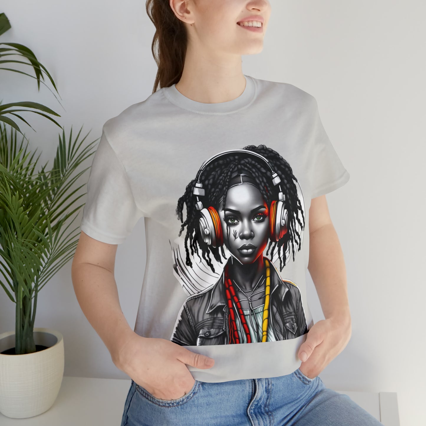 Unisex Jersey Short Sleeve Tee - Rasta Girl