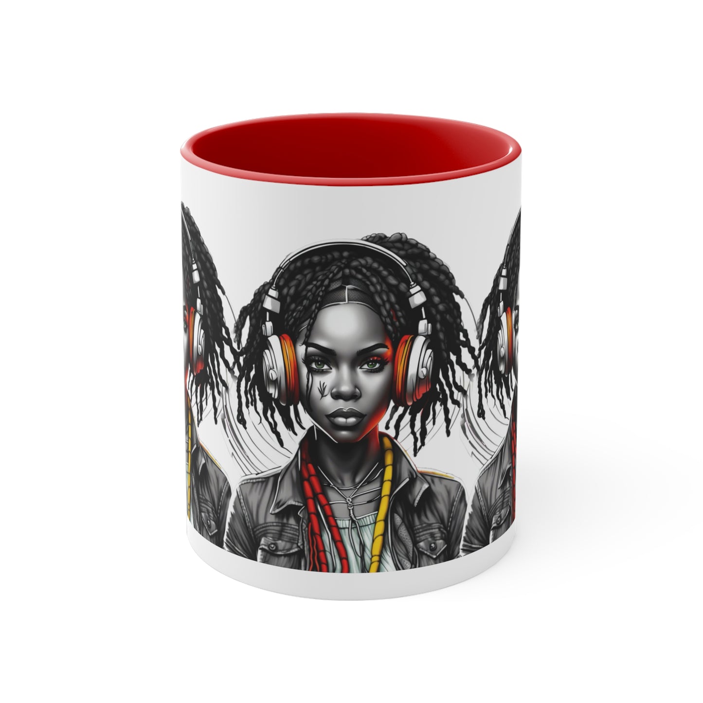 Accent Coffee Mug, 11oz - Young Rasta Girl