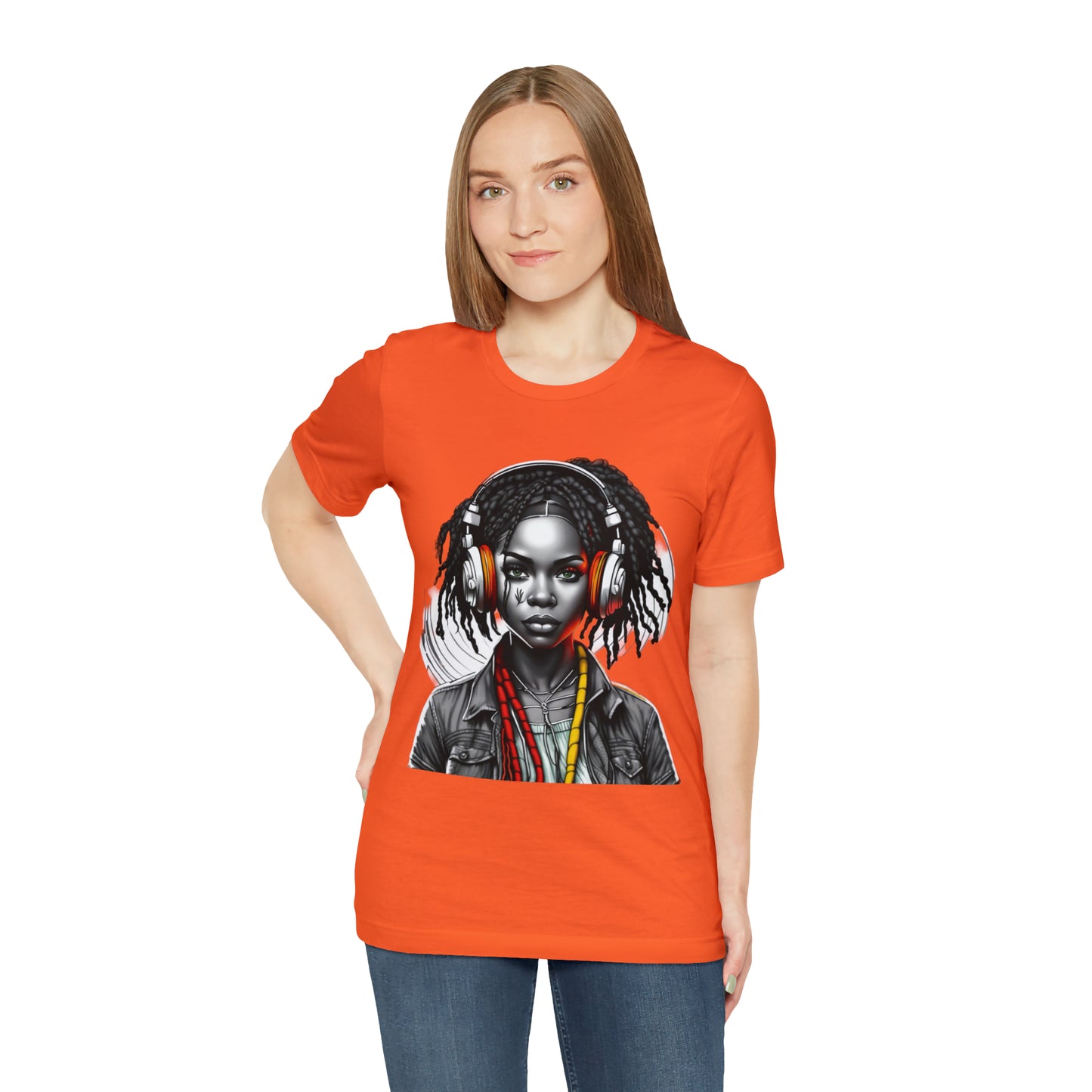 Unisex Jersey Short Sleeve Tee - Rasta Girl