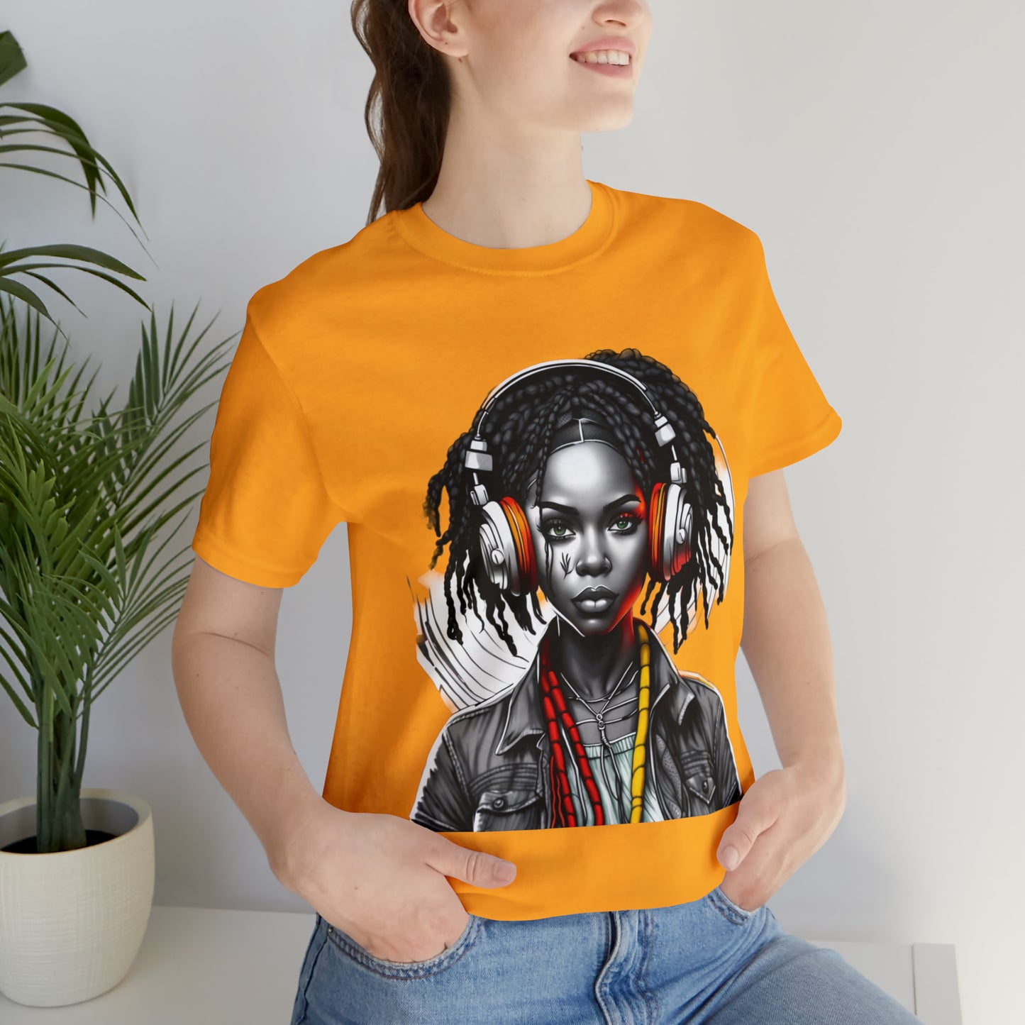 Unisex Jersey Short Sleeve Tee - Rasta Girl