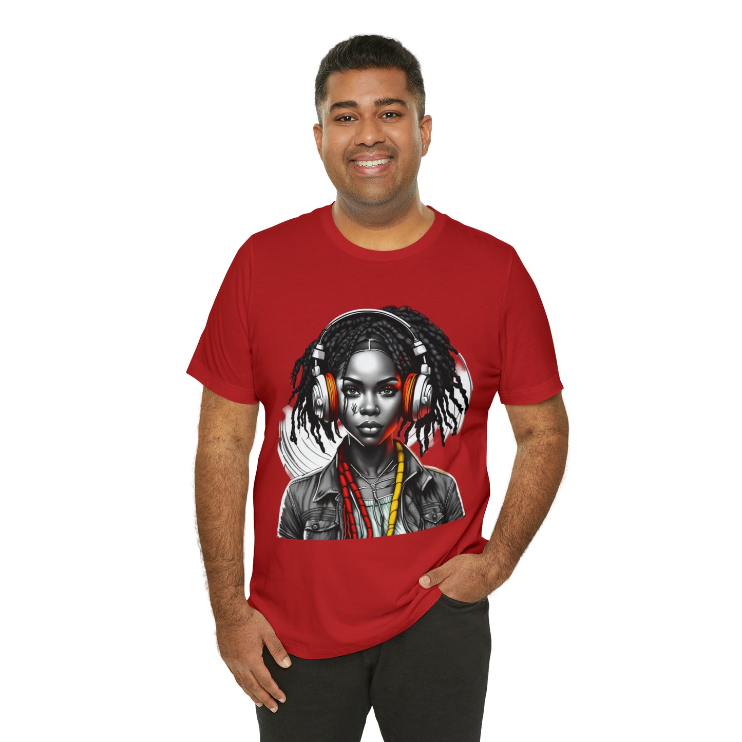 Unisex Jersey Short Sleeve Tee - Rasta Girl