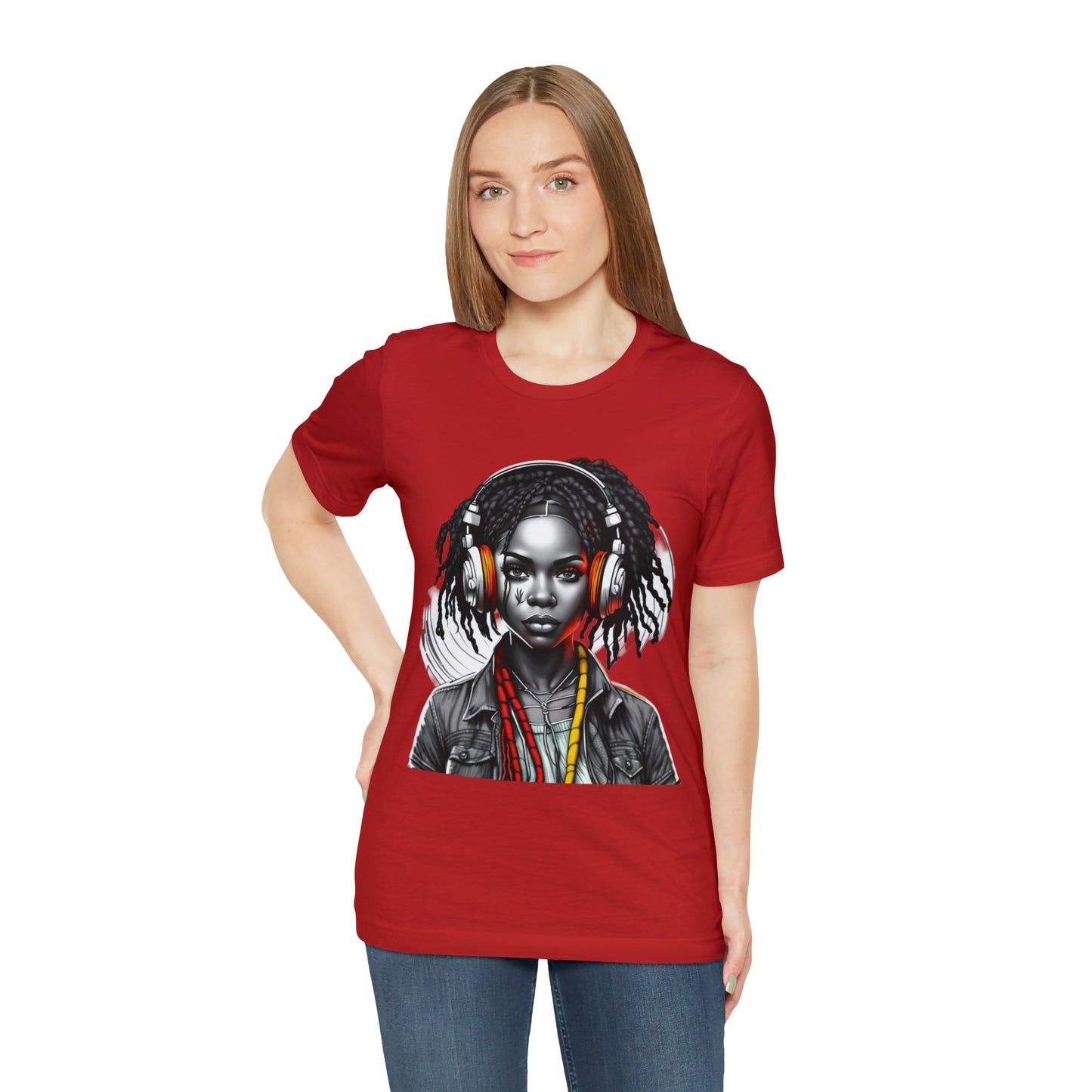 Unisex Jersey Short Sleeve Tee - Rasta Girl