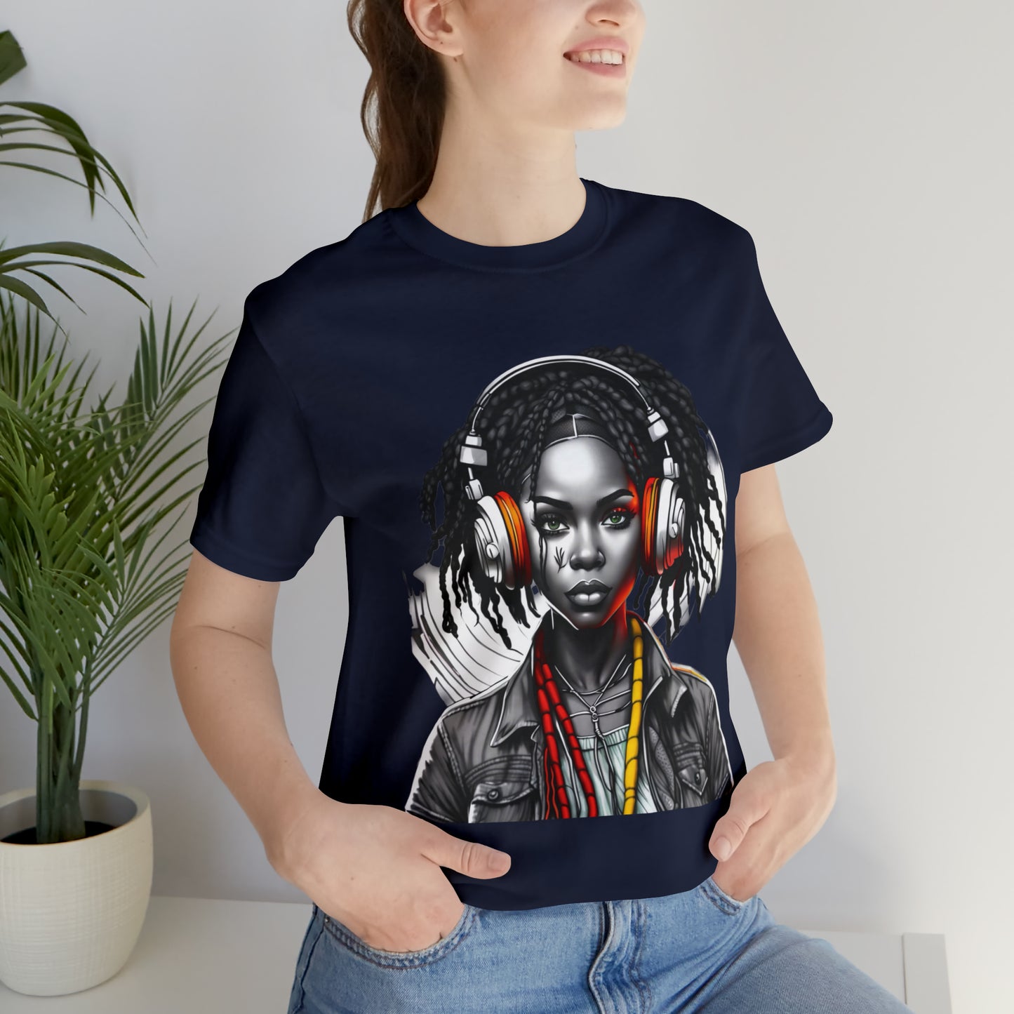 Unisex Jersey Short Sleeve Tee - Rasta Girl