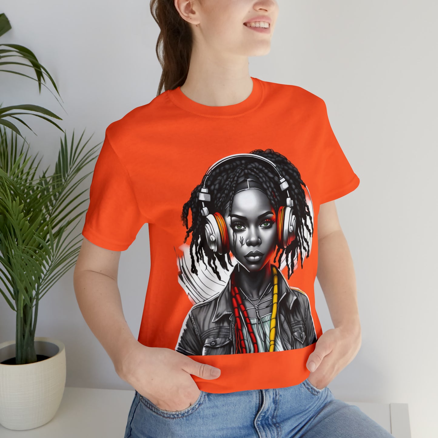 Unisex Jersey Short Sleeve Tee - Rasta Girl