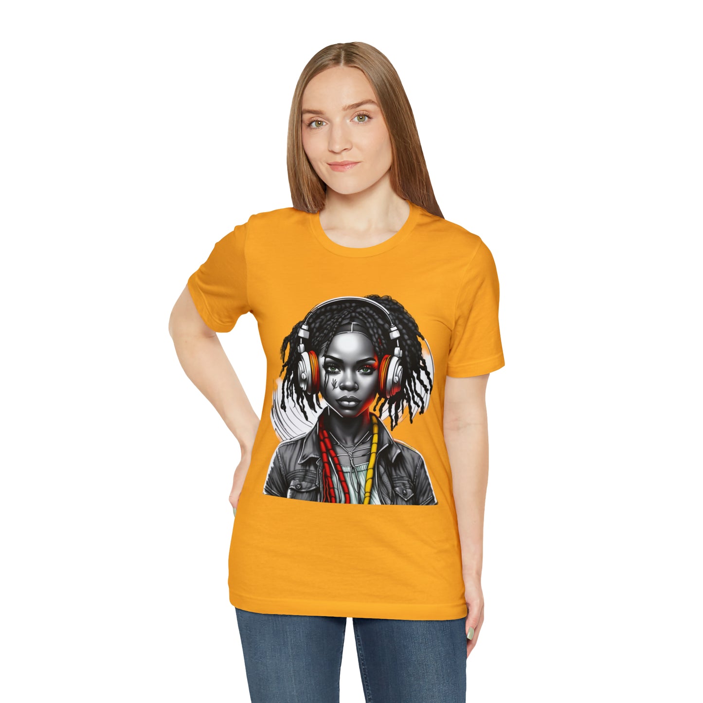 Unisex Jersey Short Sleeve Tee - Rasta Girl