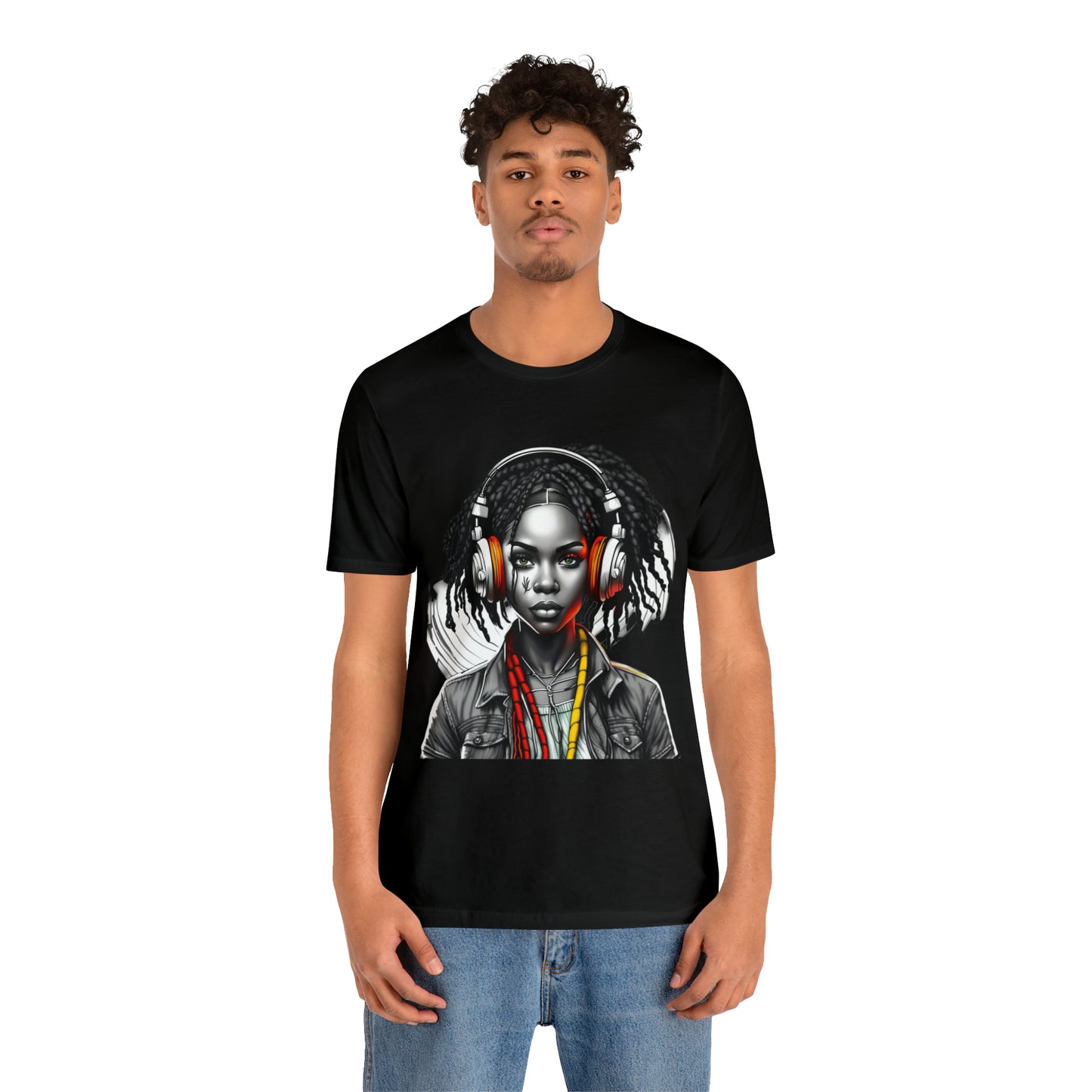 Unisex Jersey Short Sleeve Tee - Rasta Girl