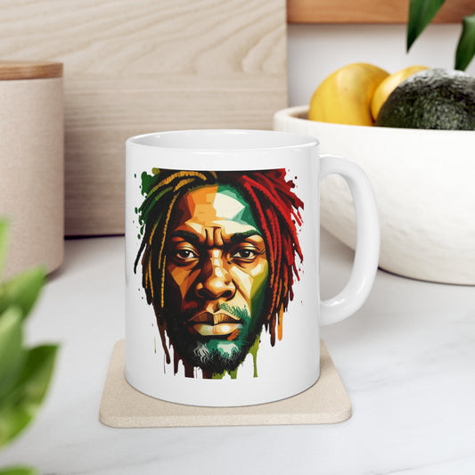 Ceramic Mug 11oz Rasta Man