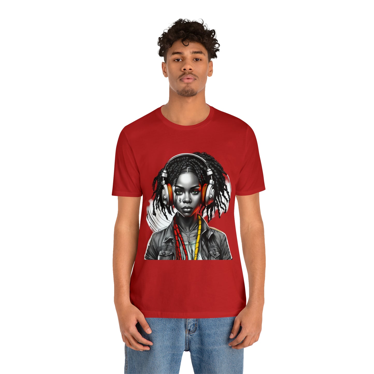 Unisex Jersey Short Sleeve Tee - Rasta Girl