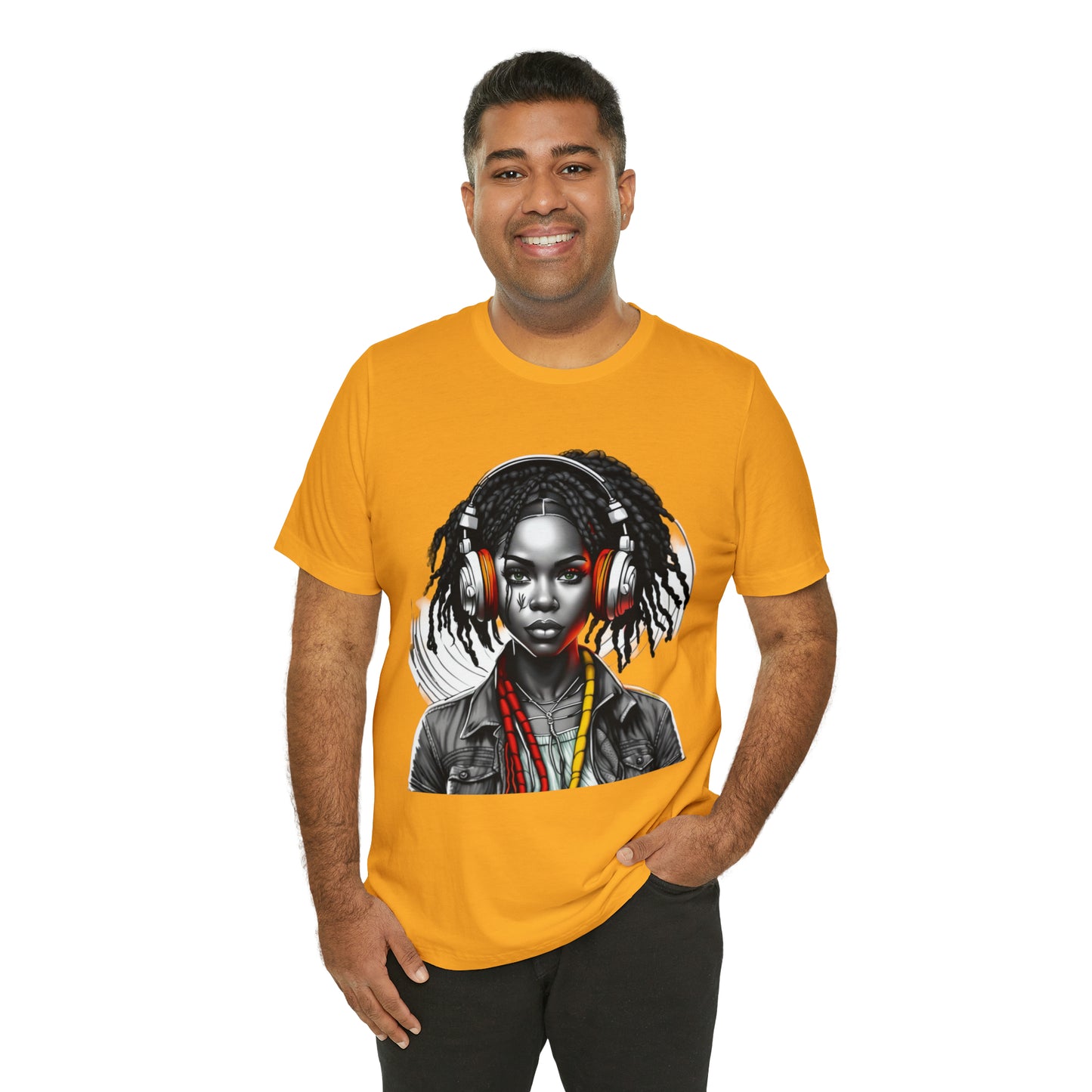 Unisex Jersey Short Sleeve Tee - Rasta Girl