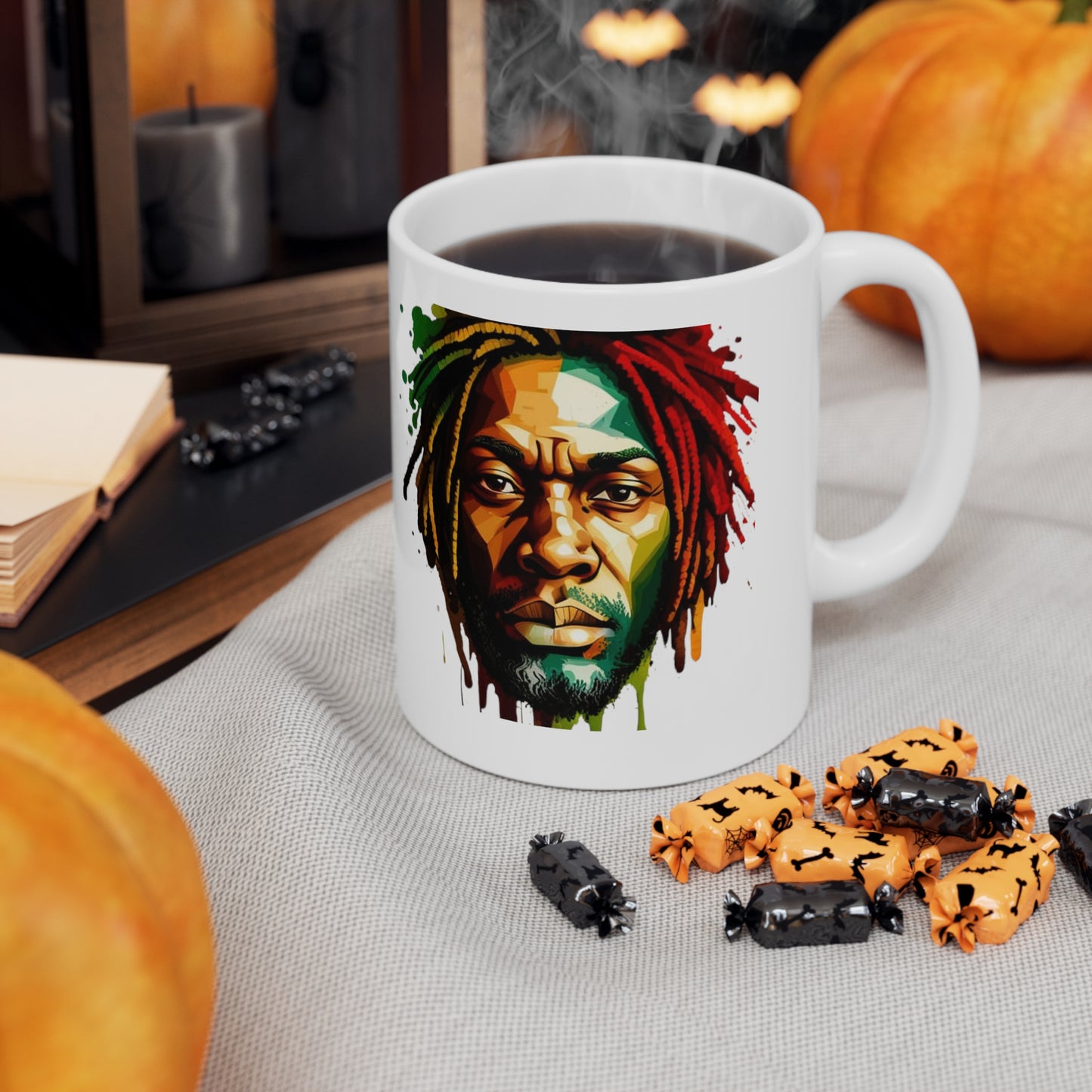 Ceramic Mug 11oz Rasta Man