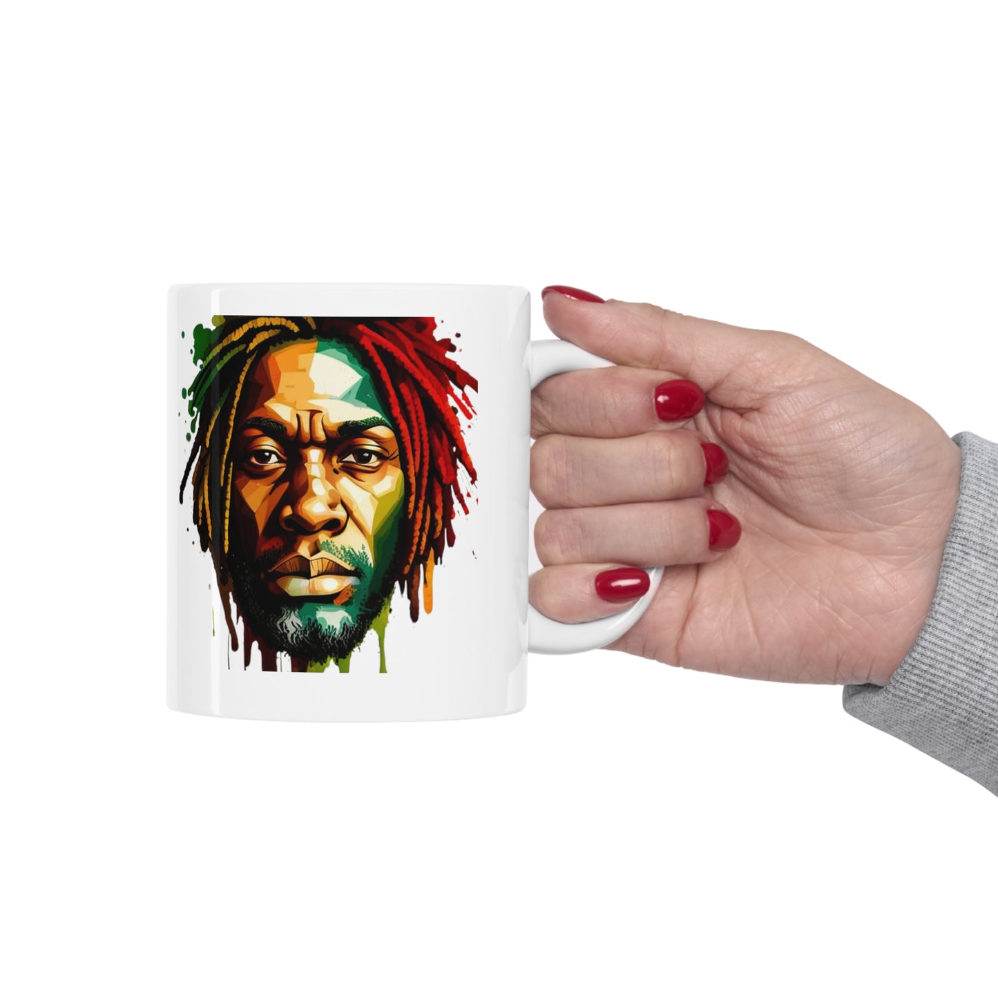 Ceramic Mug 11oz Rasta Man