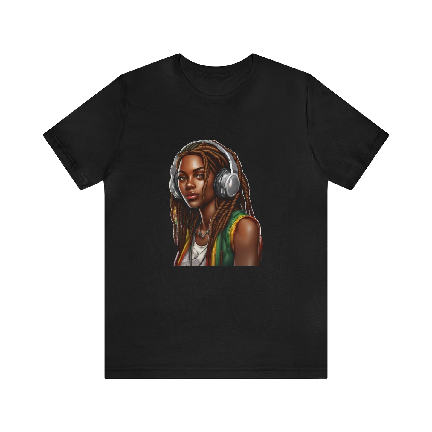 Unisex Jersey Short Sleeve Tee - Rasta Woman