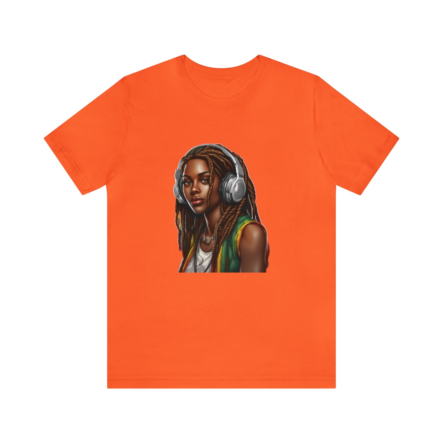 Unisex Jersey Short Sleeve Tee - Rasta Woman