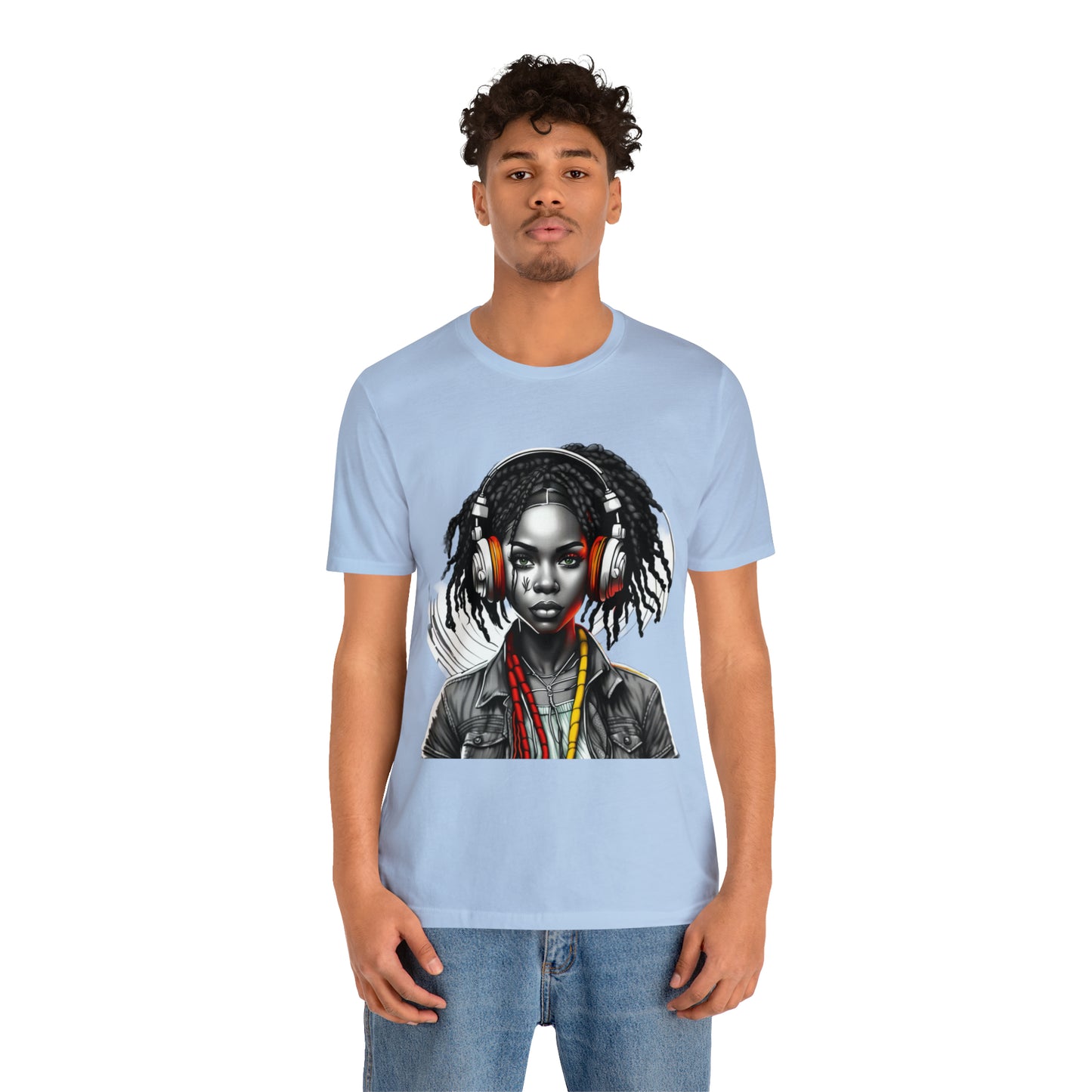 Unisex Jersey Short Sleeve Tee - Rasta Girl