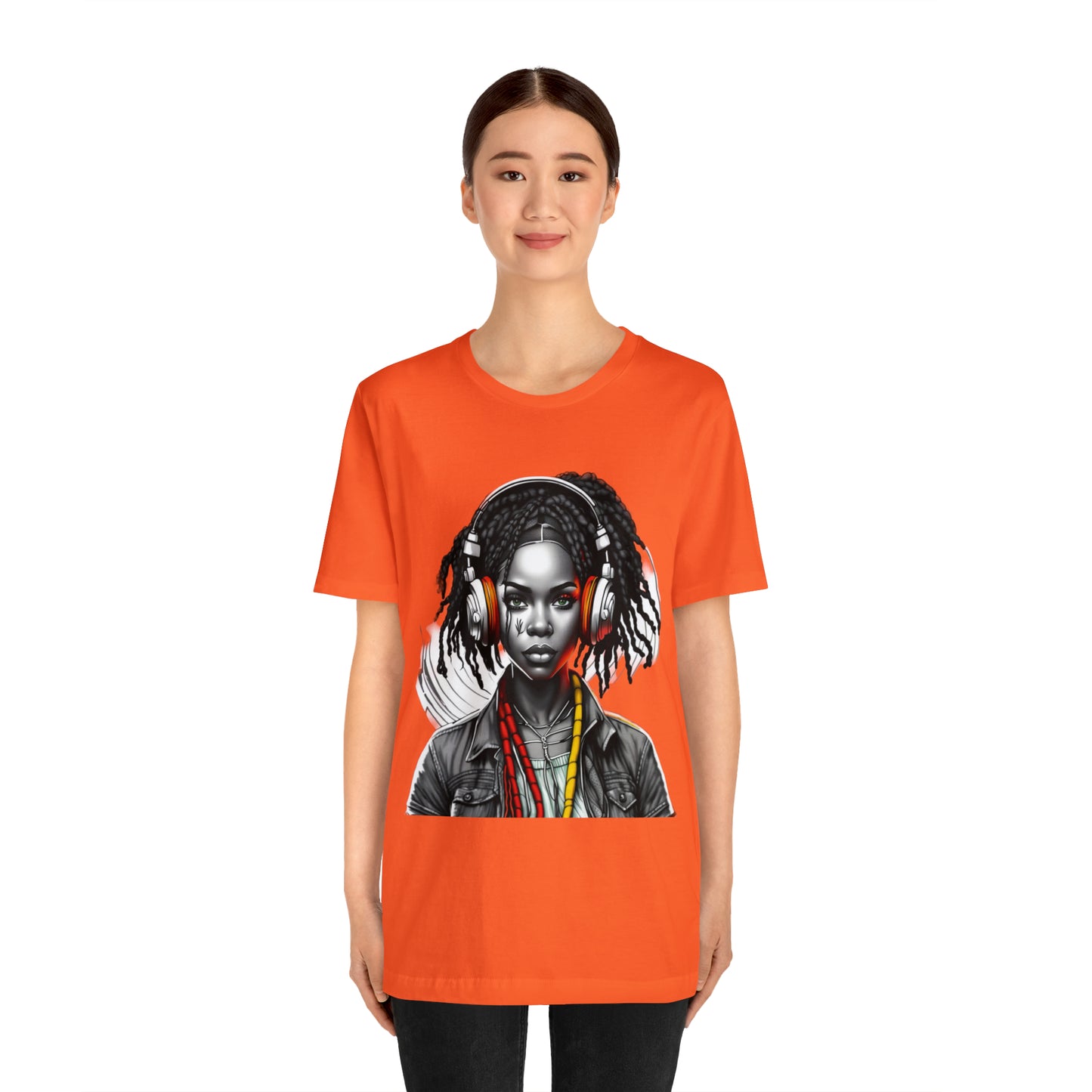 Unisex Jersey Short Sleeve Tee - Rasta Girl