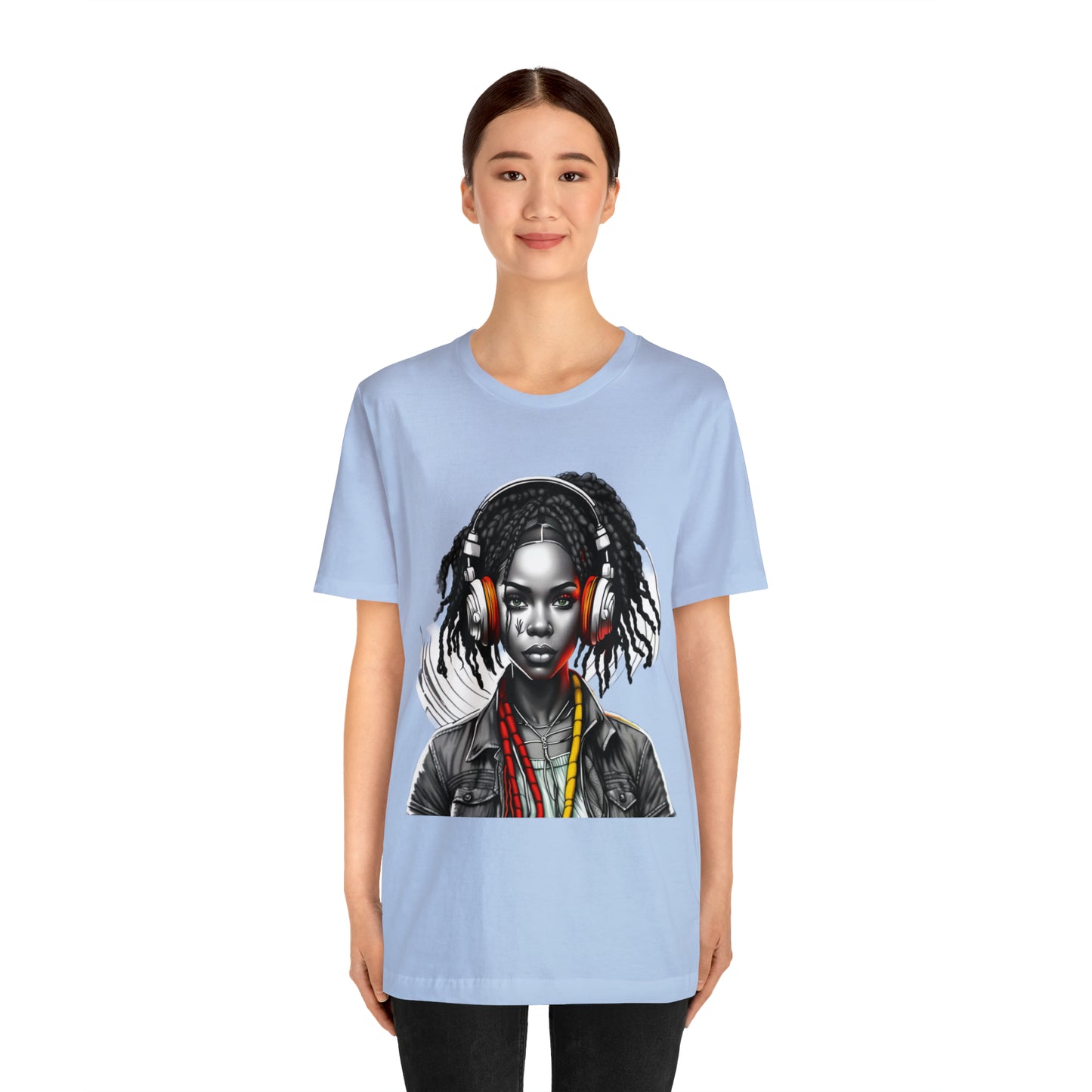 Unisex Jersey Short Sleeve Tee - Rasta Girl