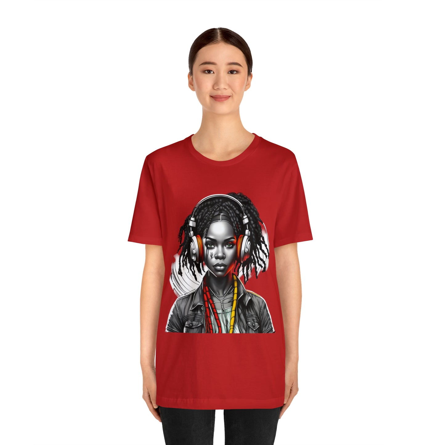 Unisex Jersey Short Sleeve Tee - Rasta Girl