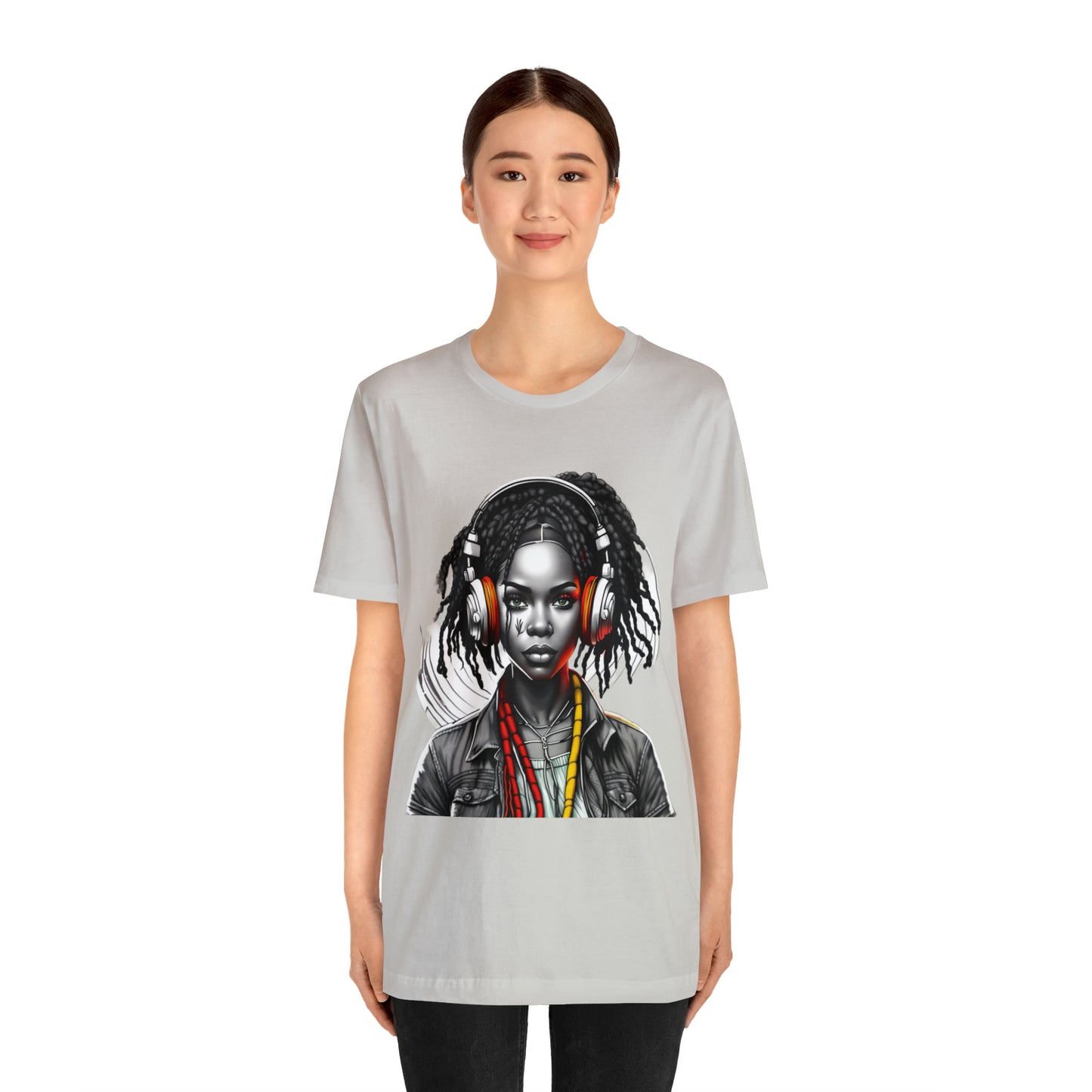 Unisex Jersey Short Sleeve Tee - Rasta Girl