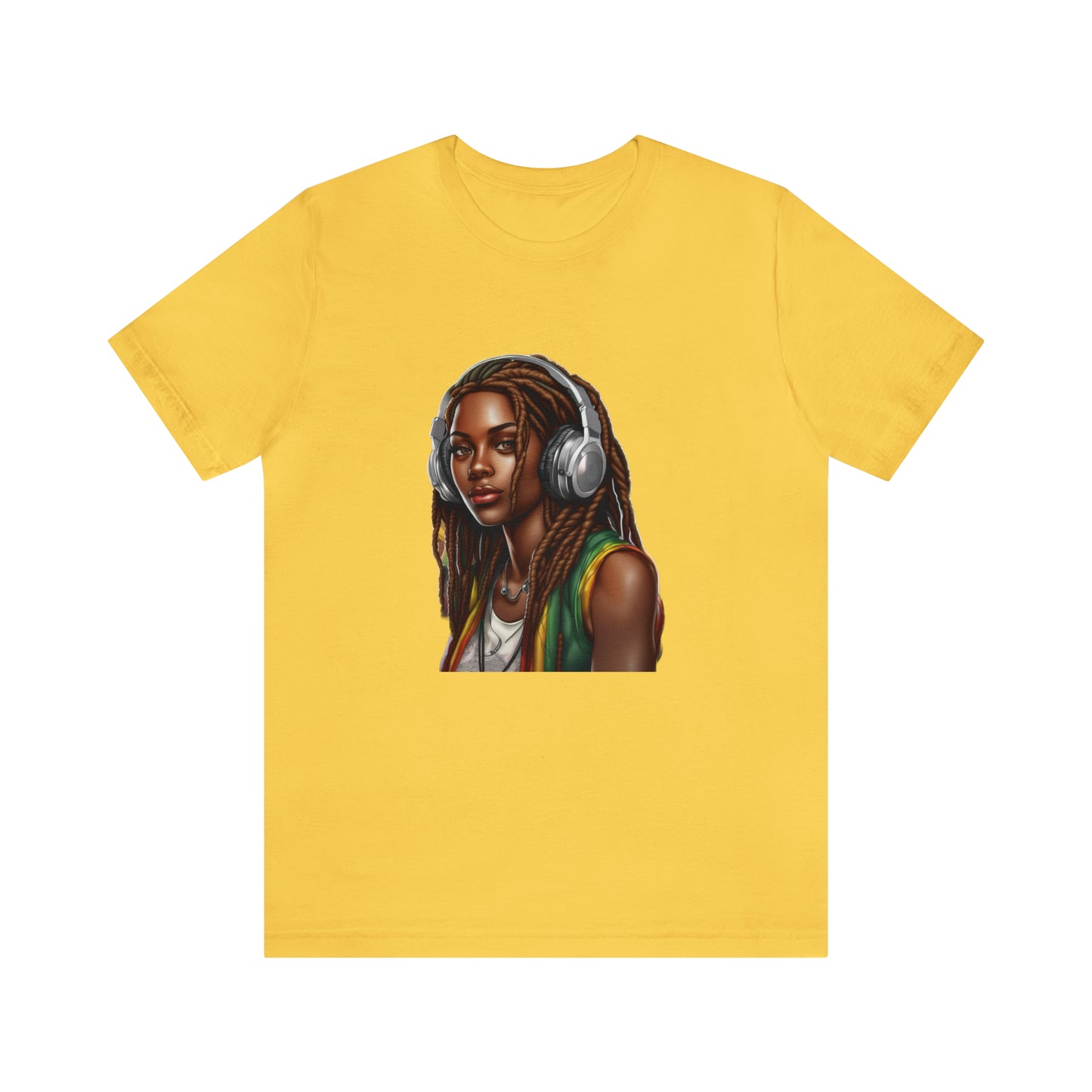 Unisex Jersey Short Sleeve Tee - Rasta Woman