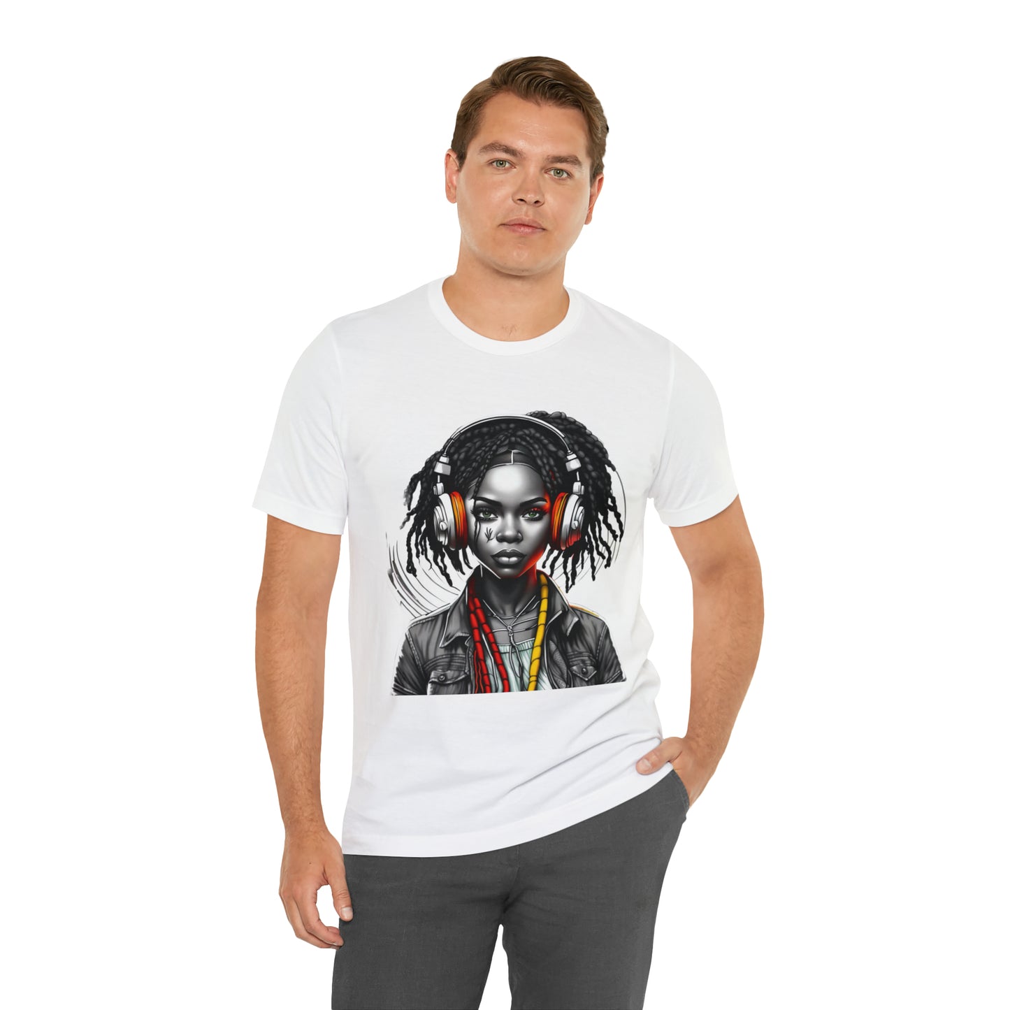 Unisex Jersey Short Sleeve Tee - Rasta Girl