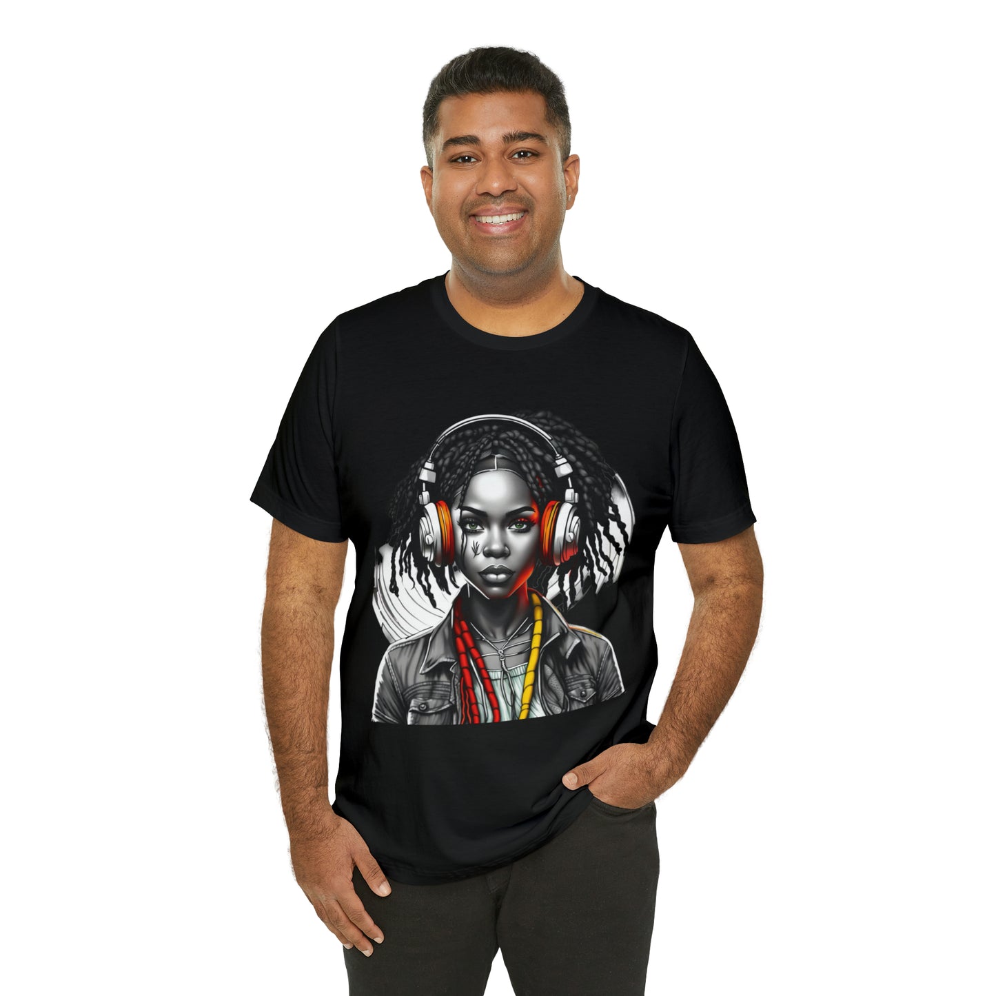 Unisex Jersey Short Sleeve Tee - Rasta Girl