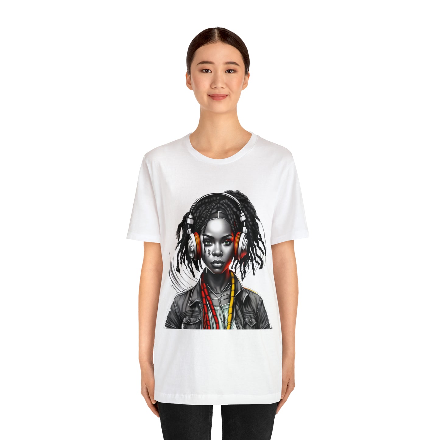 Unisex Jersey Short Sleeve Tee - Rasta Girl