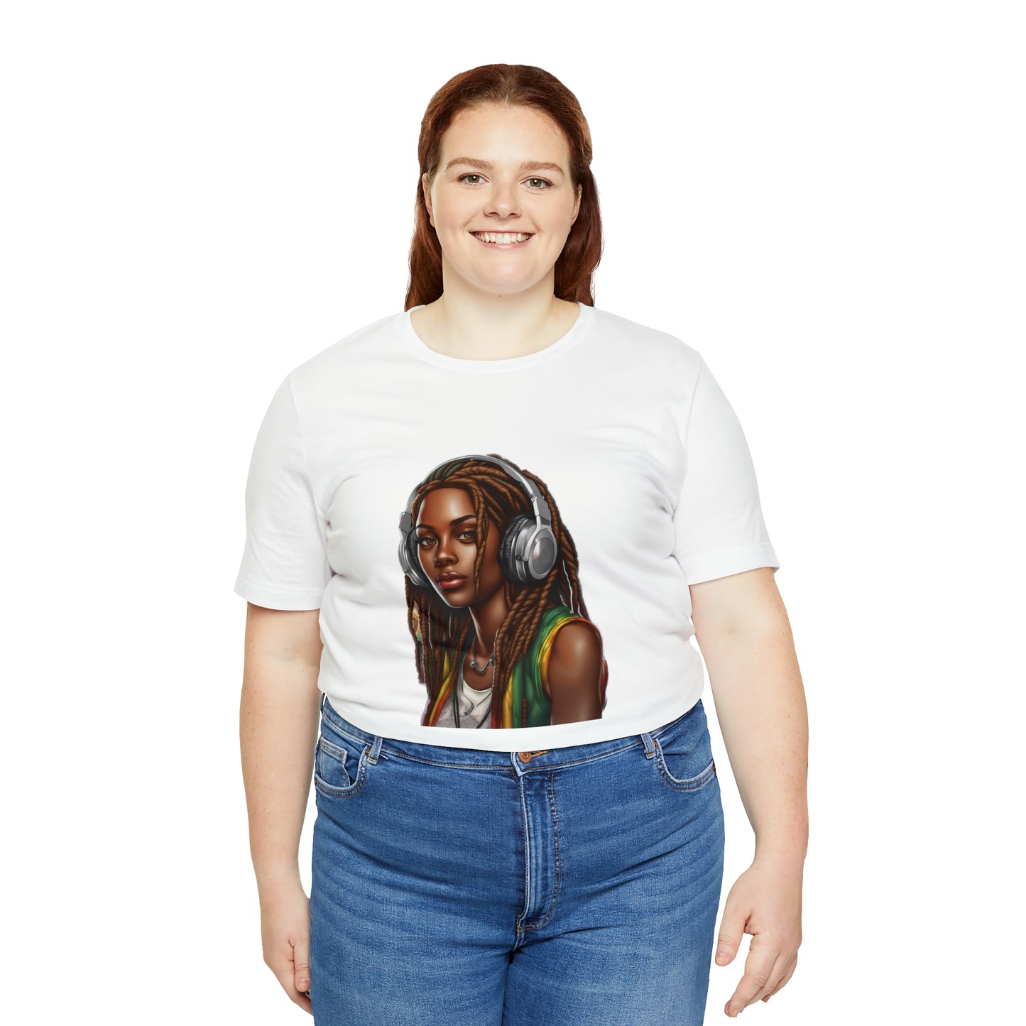 Unisex Jersey Short Sleeve Tee - Rasta Woman