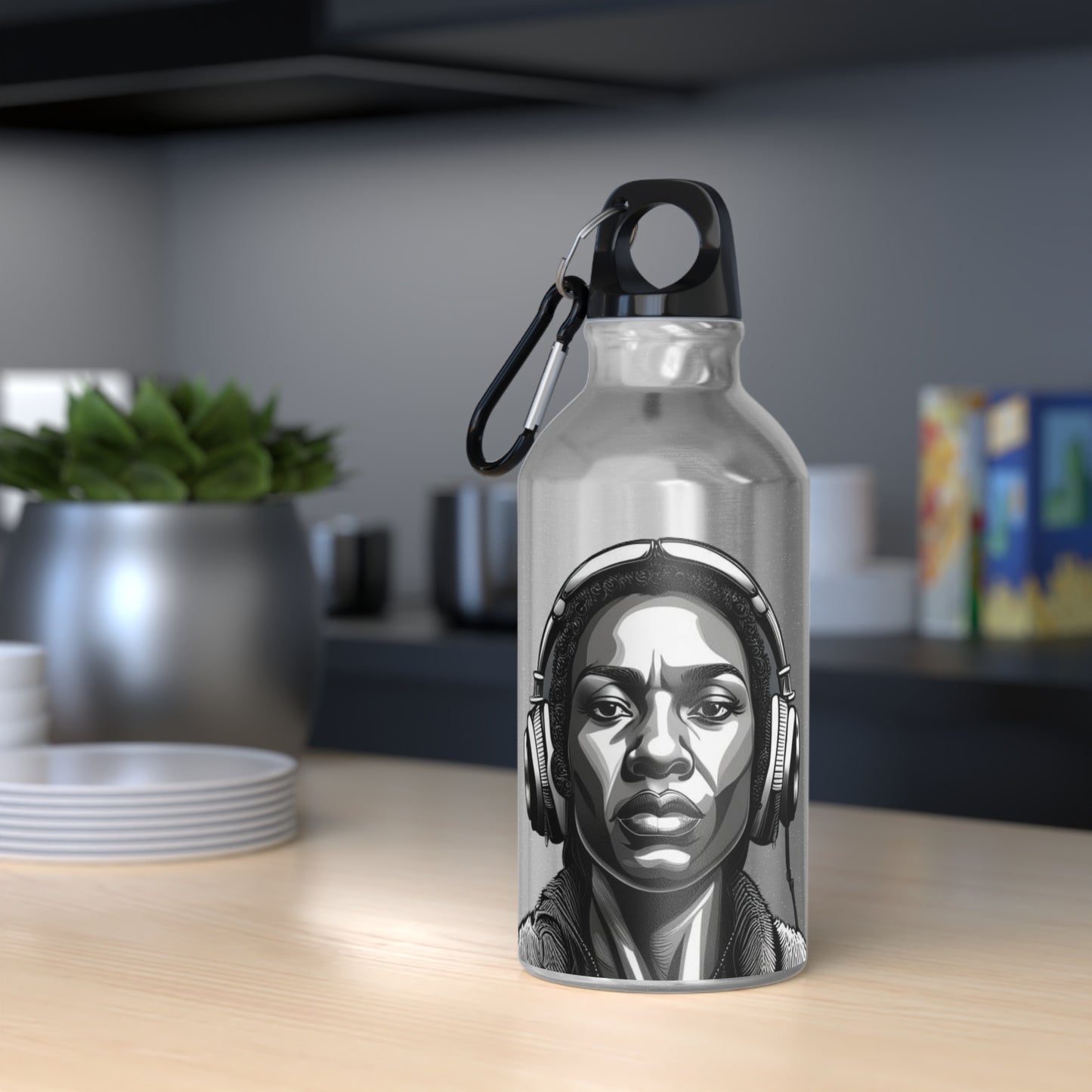 Oregon Sport Bottle - Female With Headphones Motif