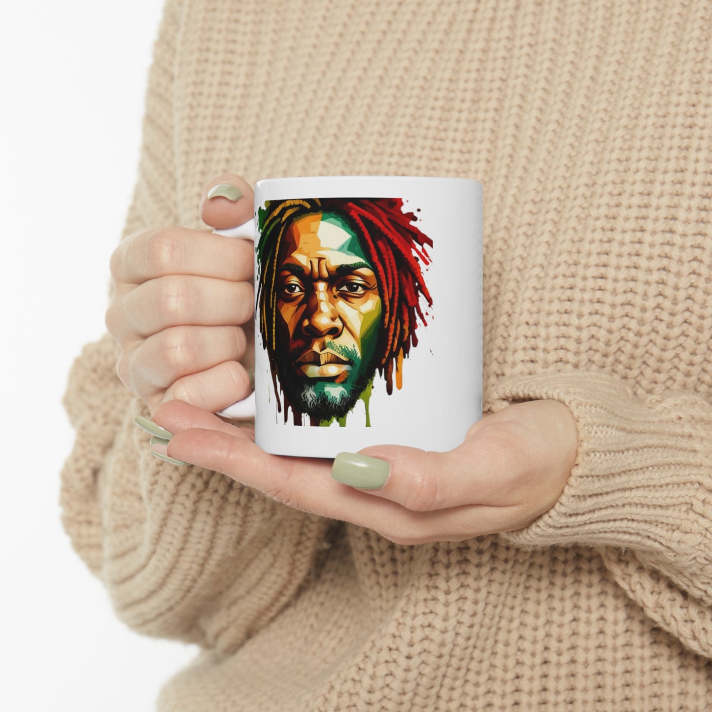 Ceramic Mug 11oz Rasta Man