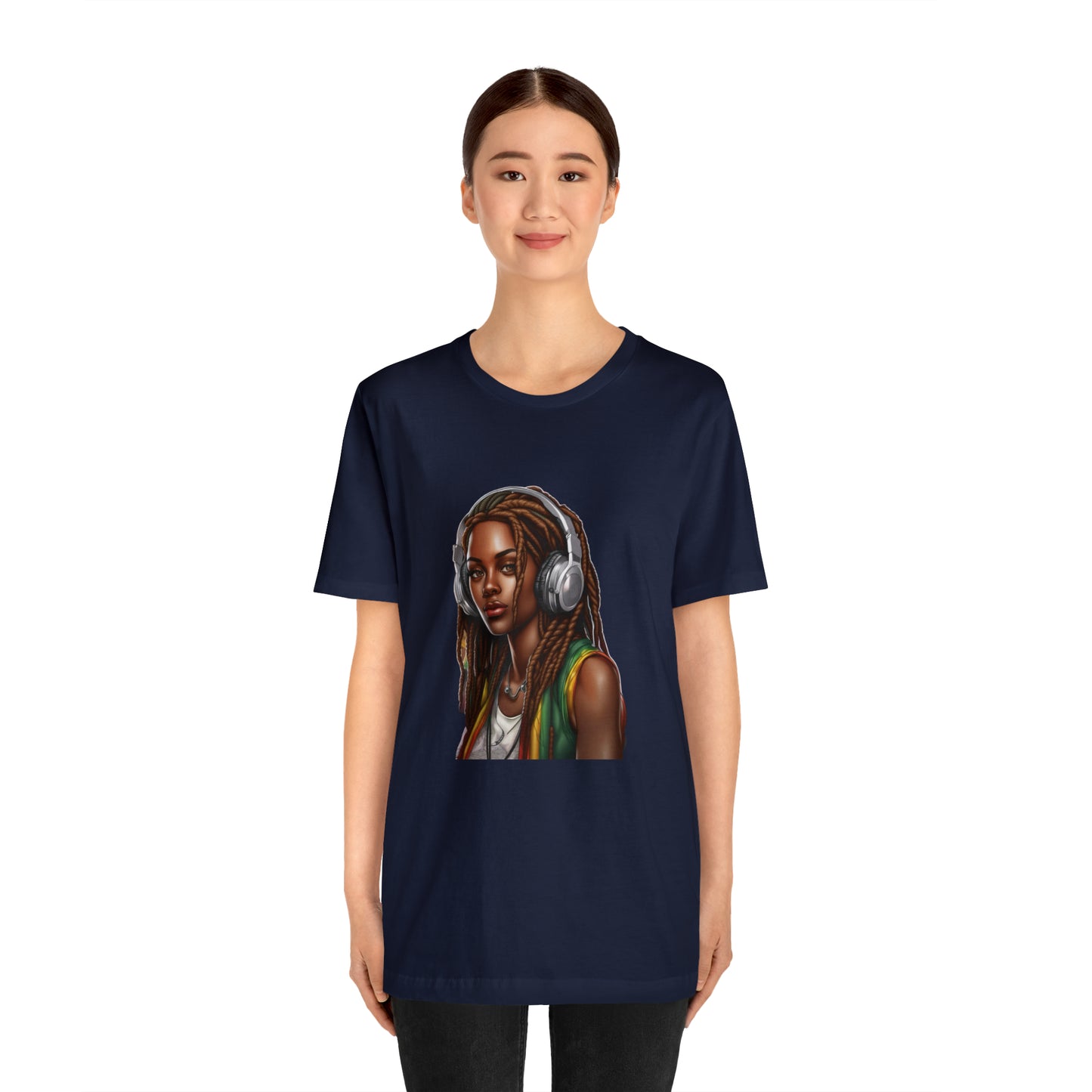 Unisex Jersey Short Sleeve Tee - Rasta Woman