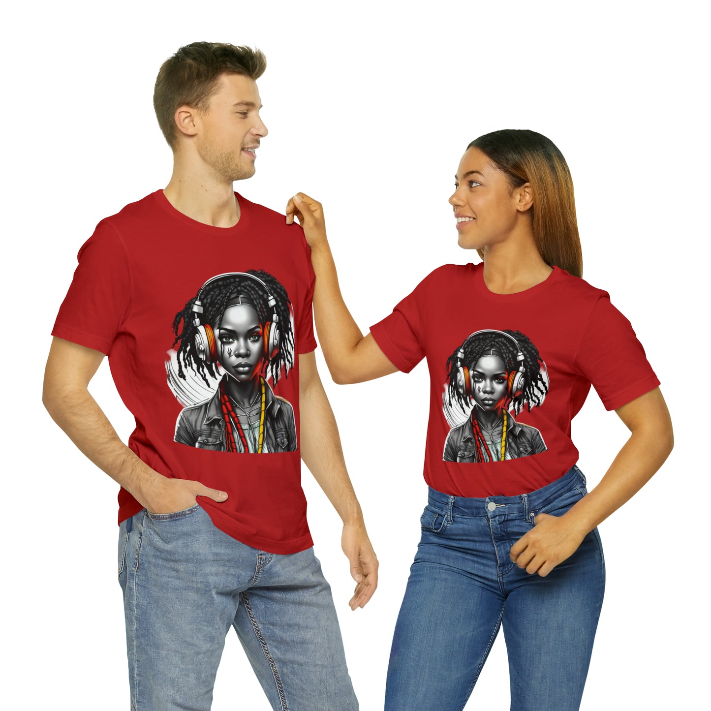 Unisex Jersey Short Sleeve Tee - Rasta Girl