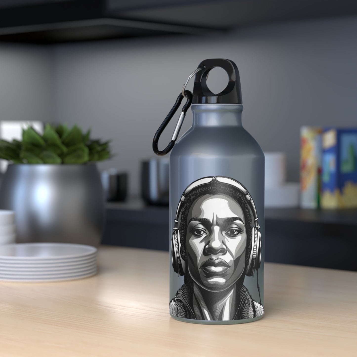 Oregon Sport Bottle - Female With Headphones Motif