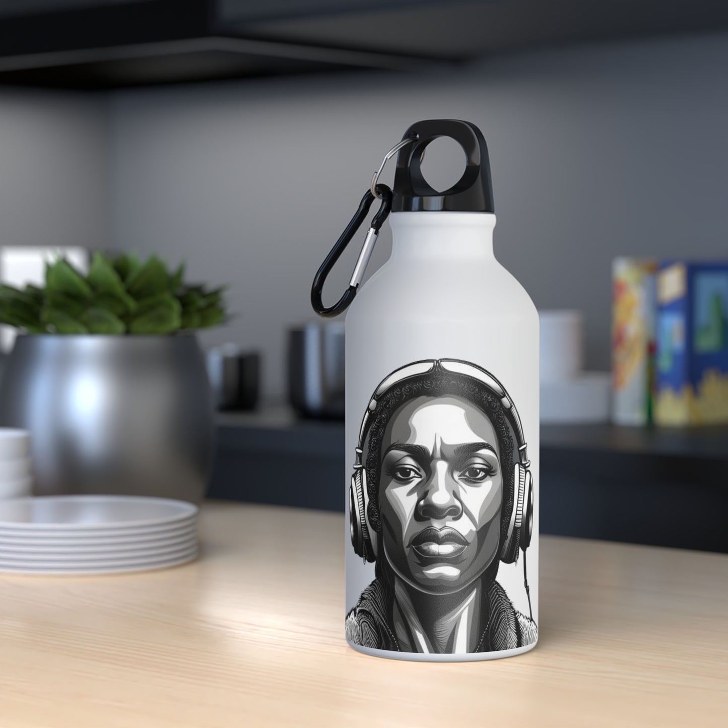 Oregon Sport Bottle - Female With Headphones Motif