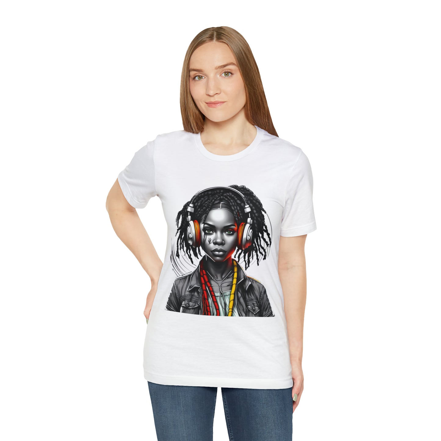 Unisex Jersey Short Sleeve Tee - Rasta Girl