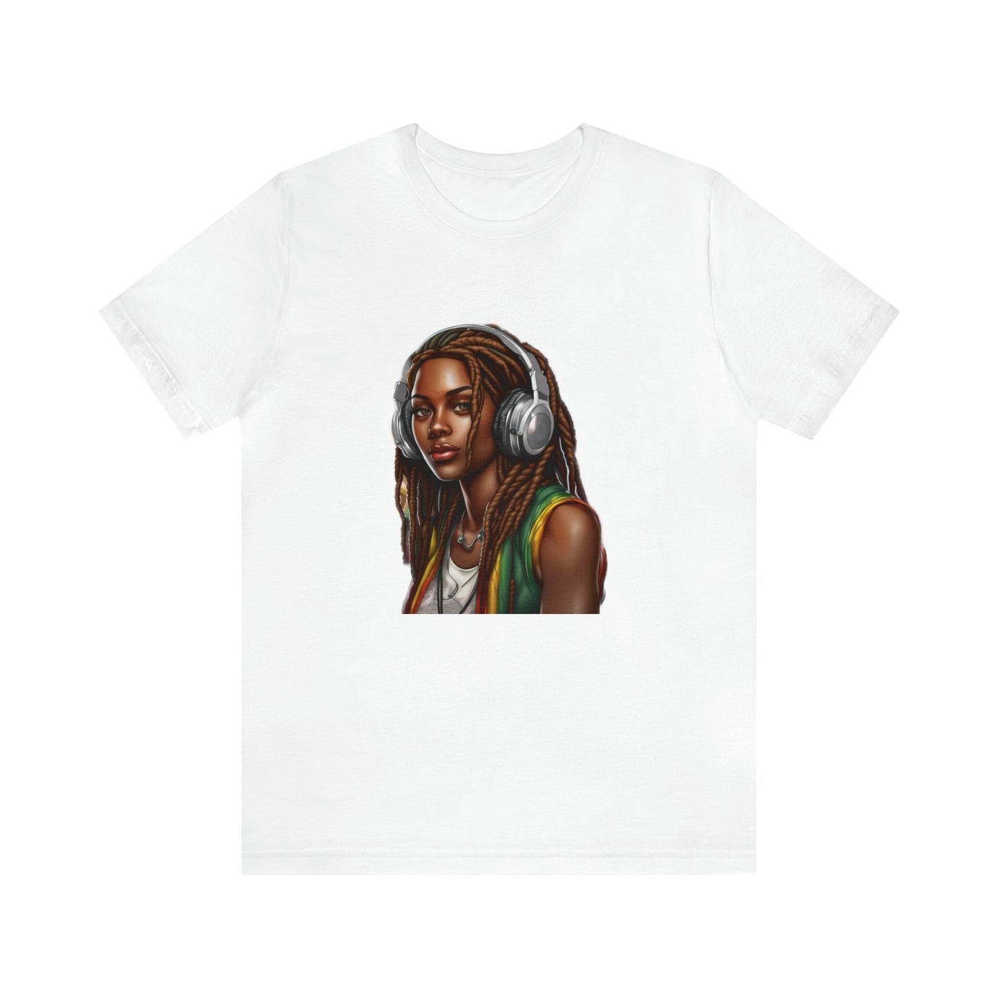 Unisex Jersey Short Sleeve Tee - Rasta Woman